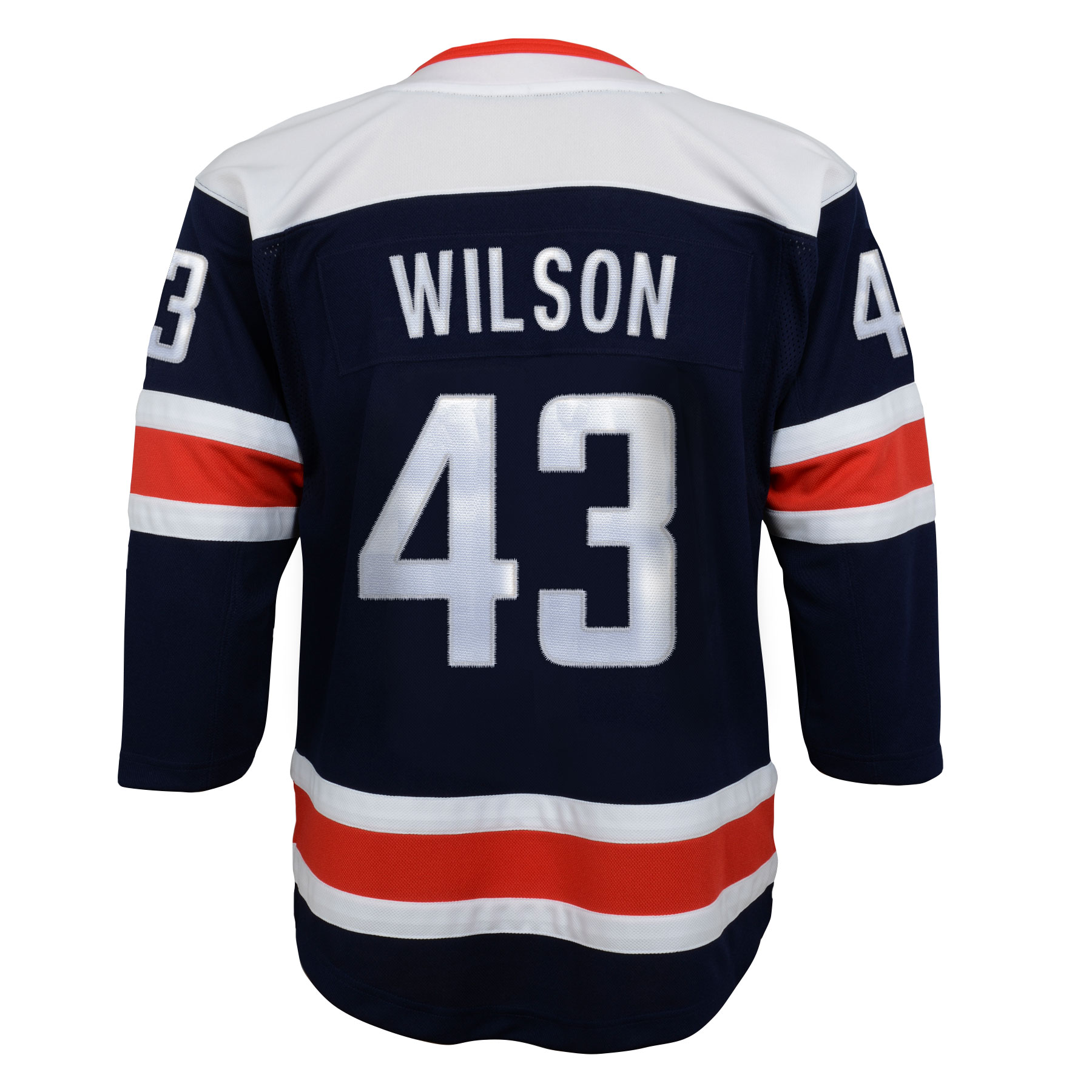 Washington Capitals Tom Wilson Navy 2020/21 Alternate Premier Player NHL Jersey Youth