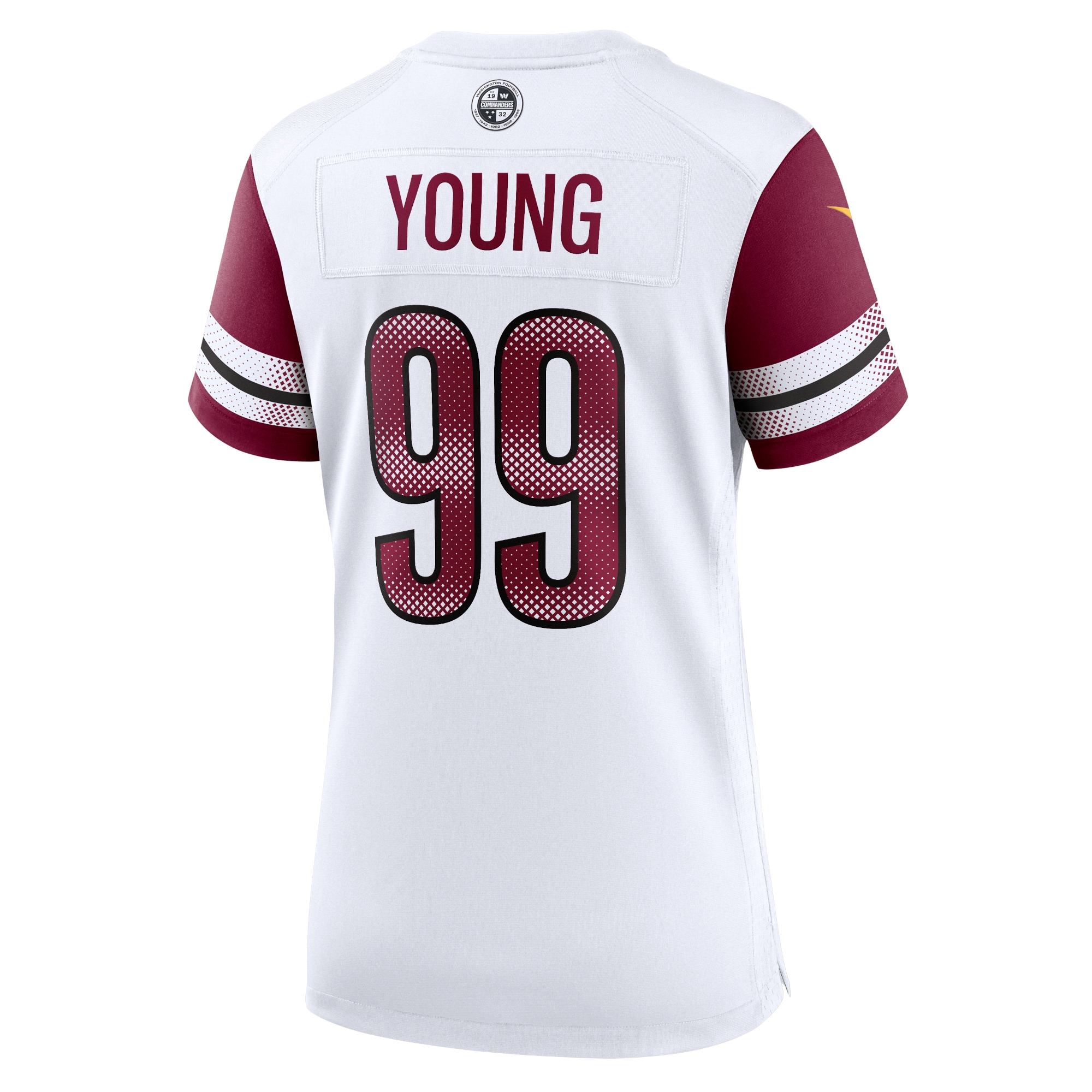 Washington Commanders Chase Young White Player NFL Jersey Women's