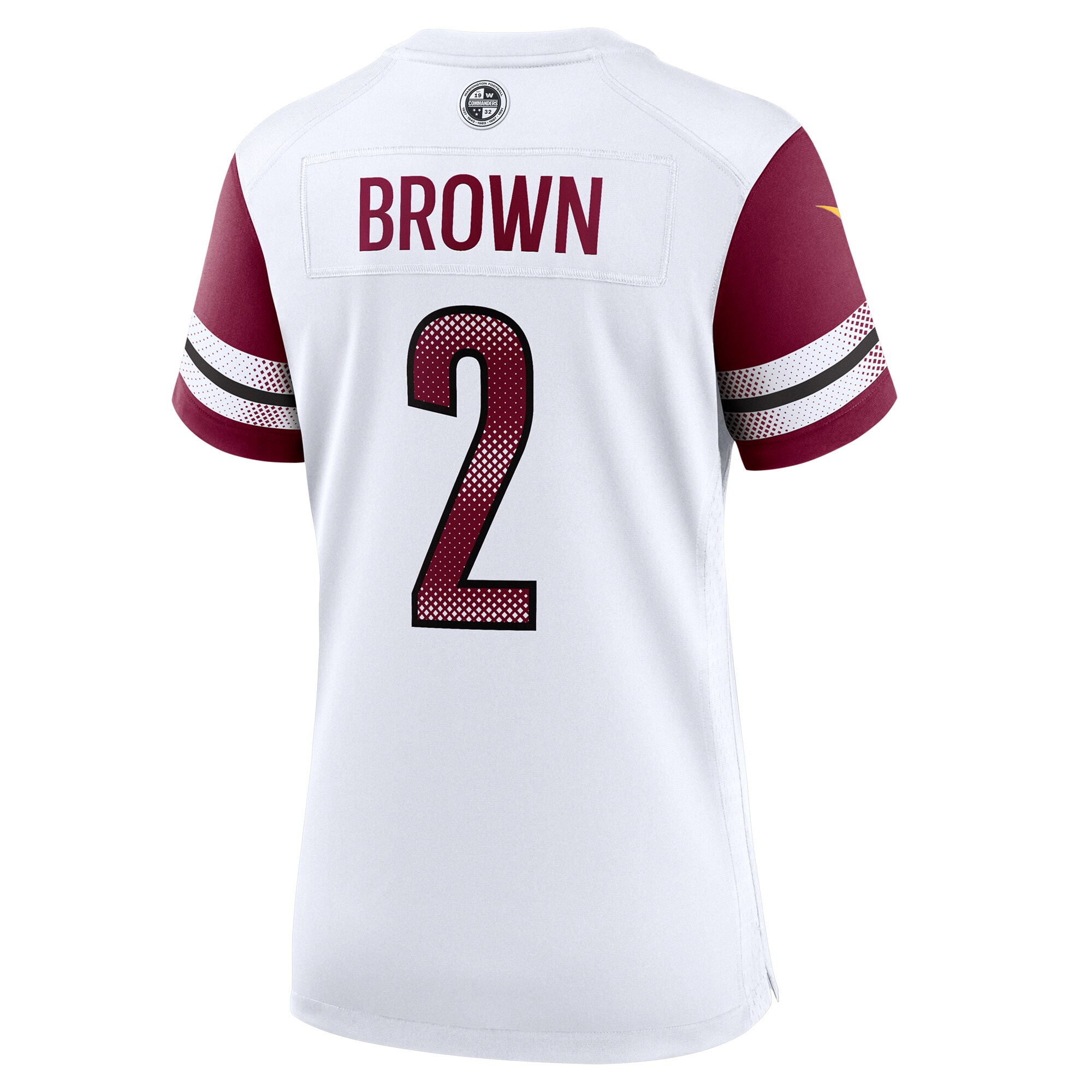 Washington Commanders Dyami Brown White Game NFL Jersey Women's