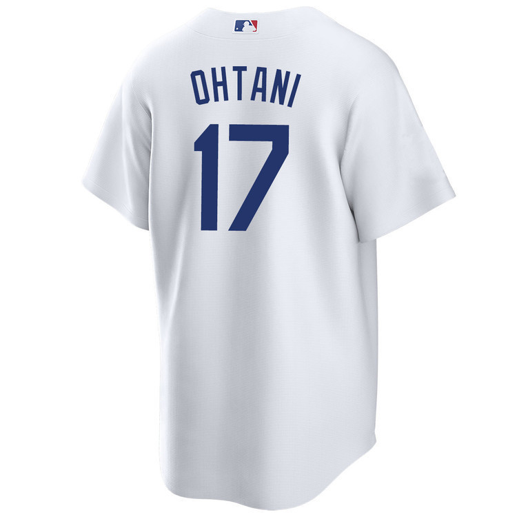 Shohei Ohtani 17 Los Angeles Dodgers Home White MLB Jersey Men's