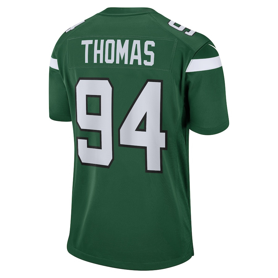 Solomon Thomas 94 New York Jets Game Gotham Green NFL Jersey Men's
