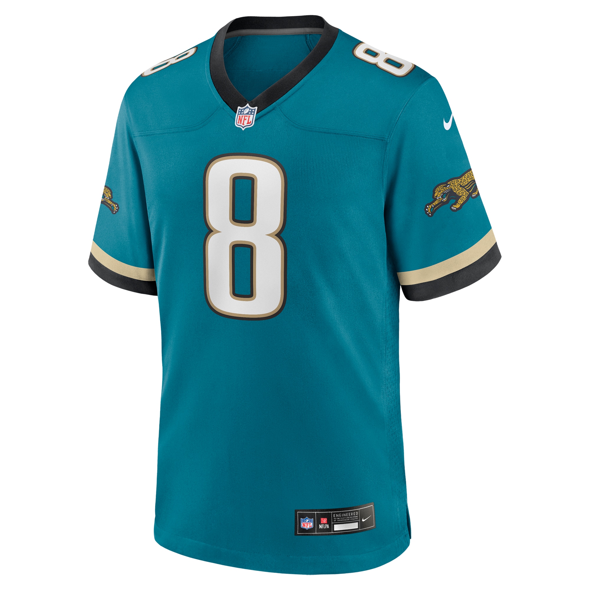 Jacksonville Jaguars Mark Brunell Teal Prowler Throwback Retired Player Game NFL Jersey Men's