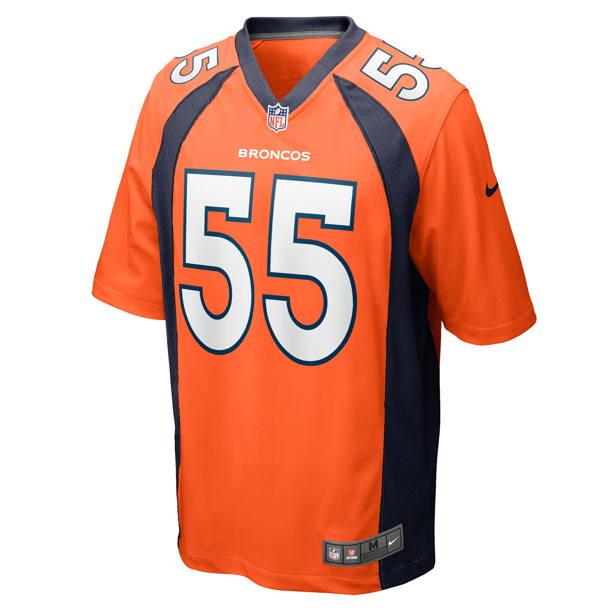 Denver Broncos Frank Clark Orange Team Game NFL Jersey Men's