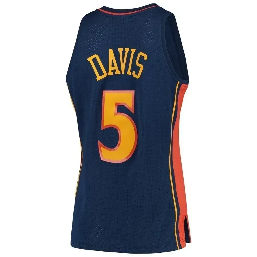 Baron Davis Golden State Warriors Mitchell Ness 2006-07 Hardwood Classics Swingman Player Navy NBA Jersey Men's