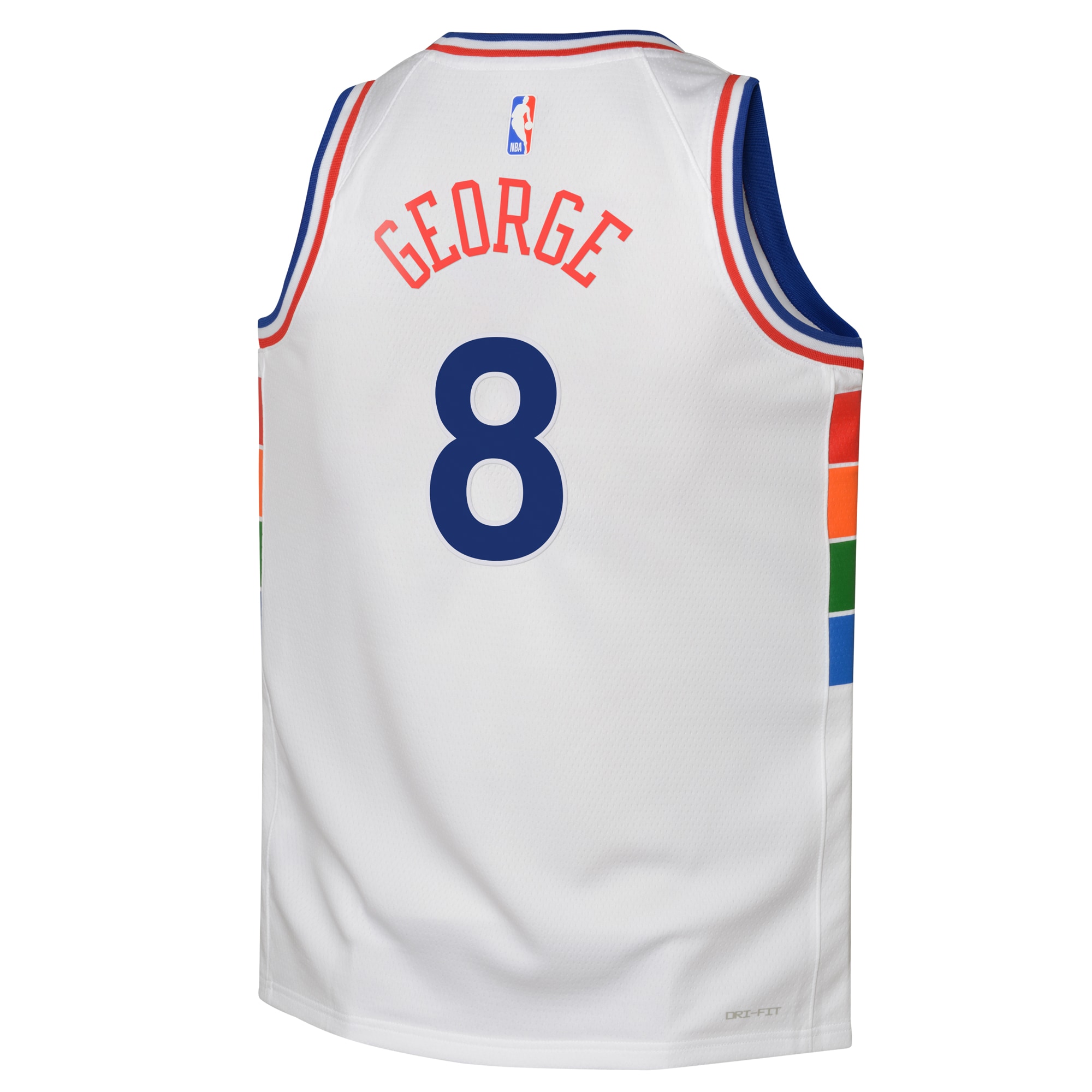 Philadelphia 76ers City Edition Swingman 202 White Paul Georg NBA Jersey Youth