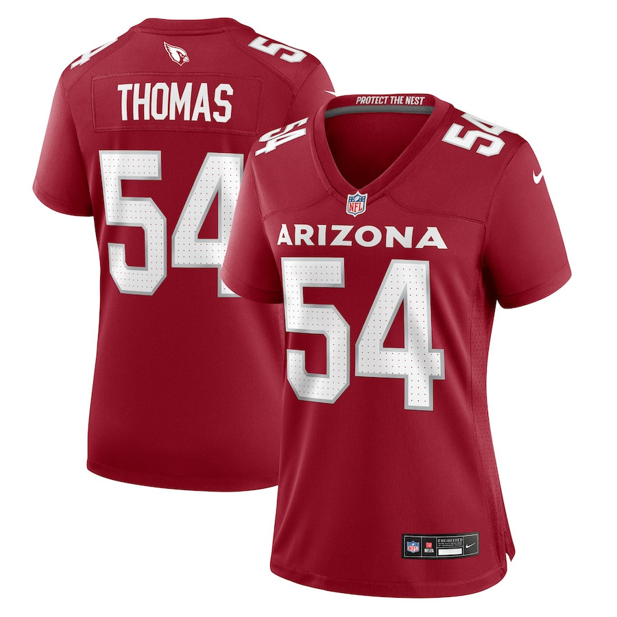 Xavier Thomas 54 Arizona Cardinals Game Cardinal NFL Jersey Women's