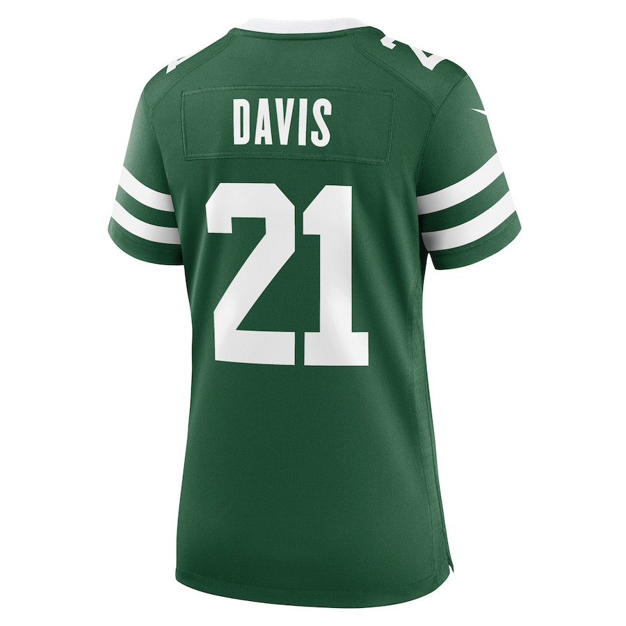 Ashtyn Davis 21 New York Jets Team Game Legacy Green NFL Jersey Women's