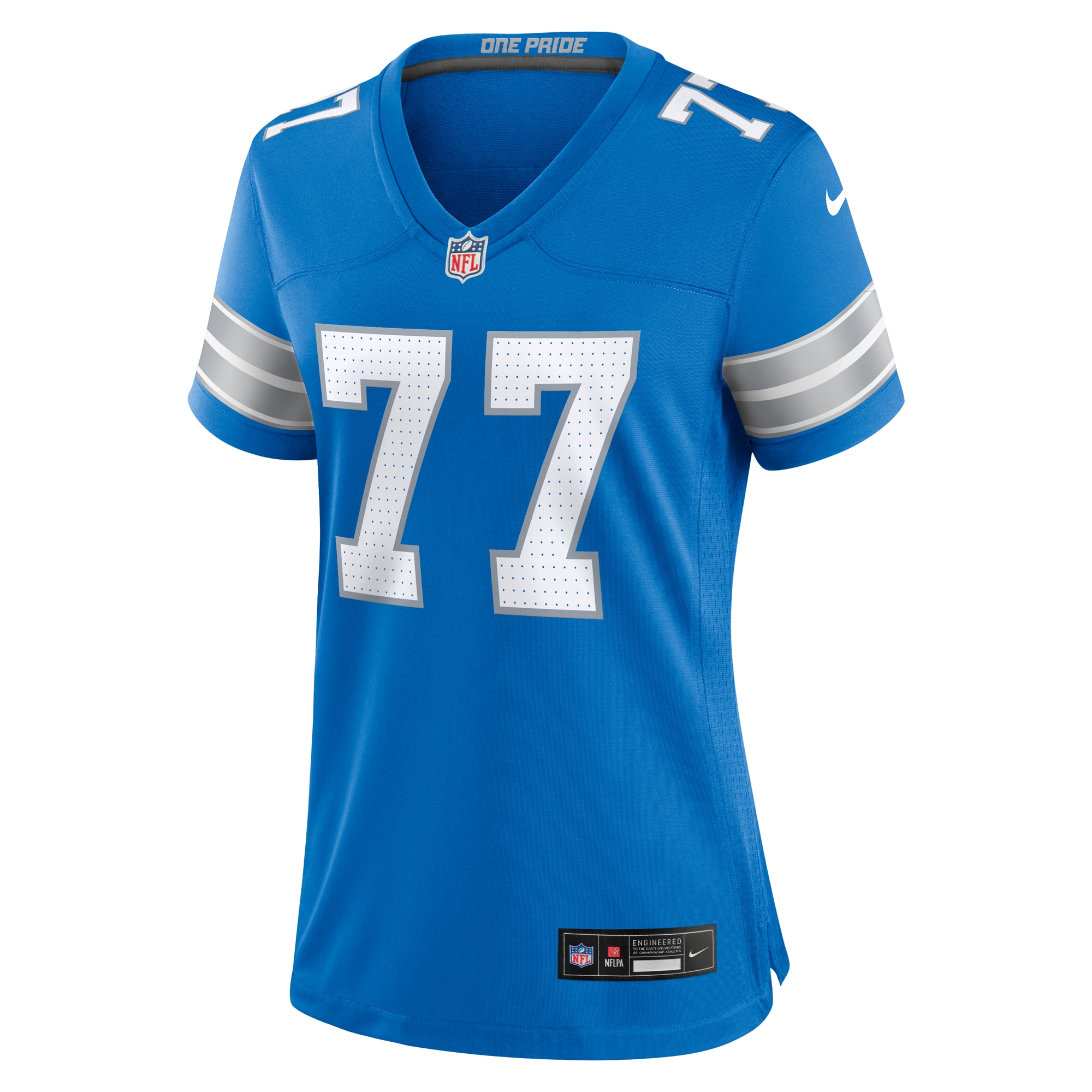 Detroit Lions Frank Ragnow Blue Team Game NFL Jersey Women's