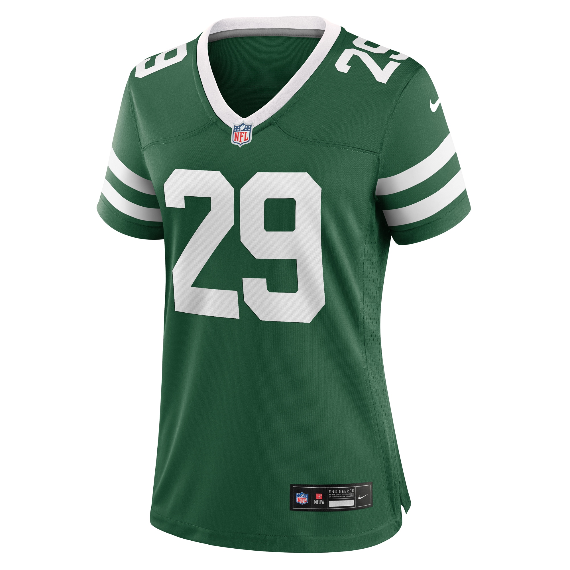 New York Jets Jarrick Bernard Converse Legacy Green Team Game NFL Jersey Women's