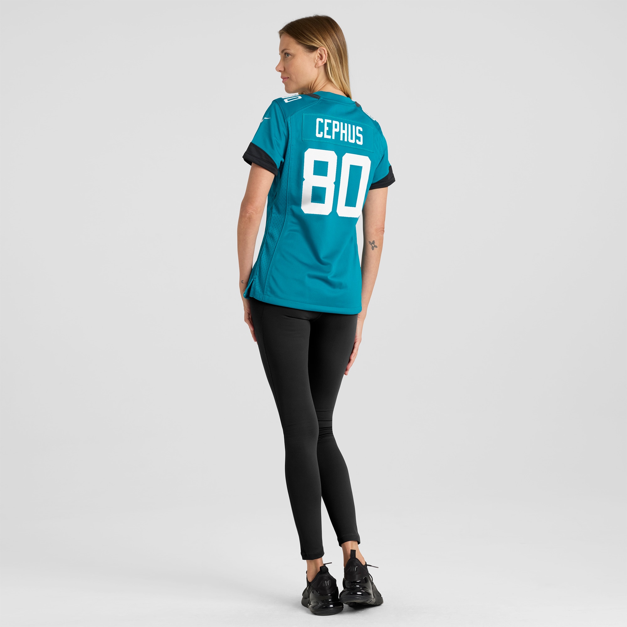 Jacksonville Jaguars Joshua Cephus Teal Game NFL Jersey Women's