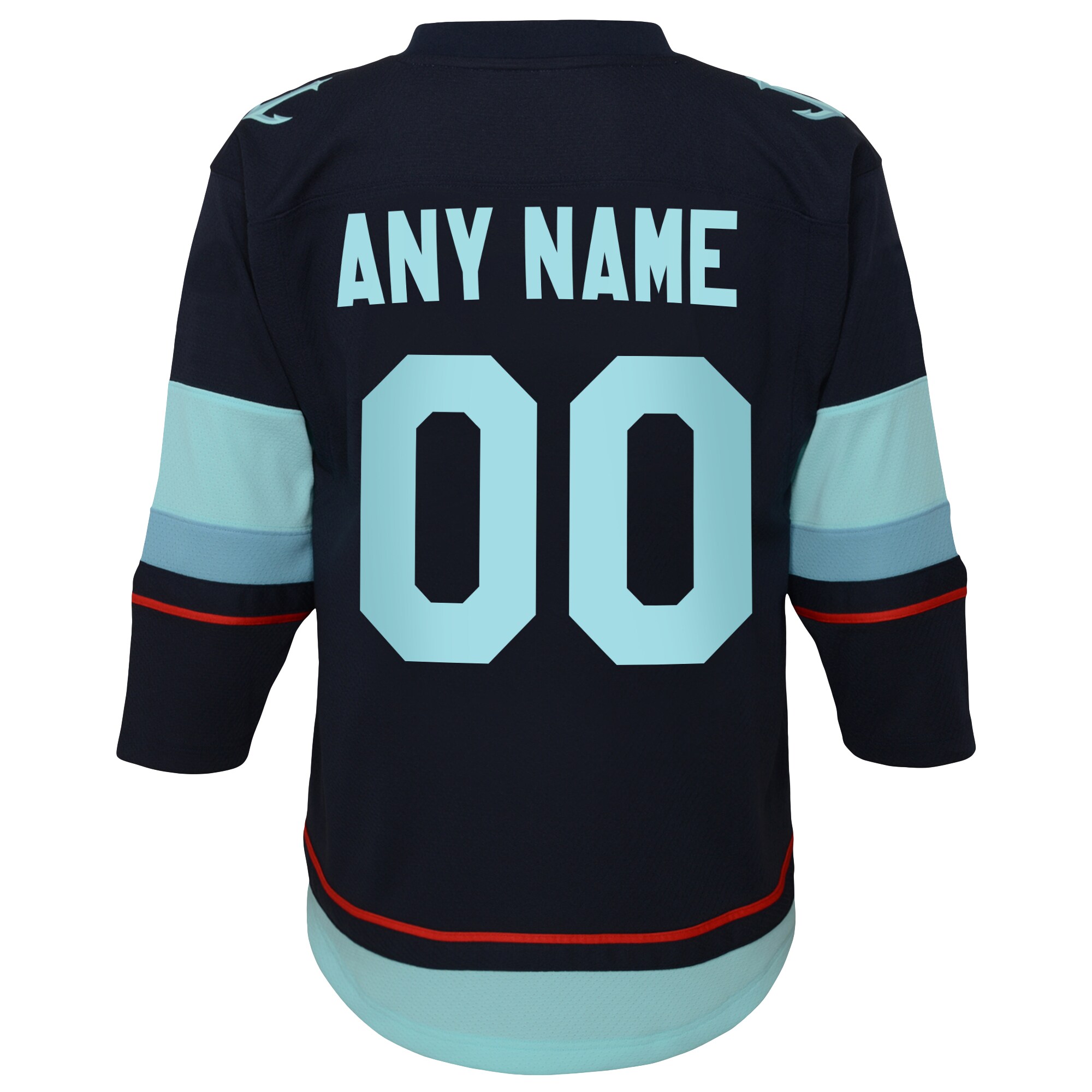 Seattle Kraken Navy Home Custom NHL Jersey Youth