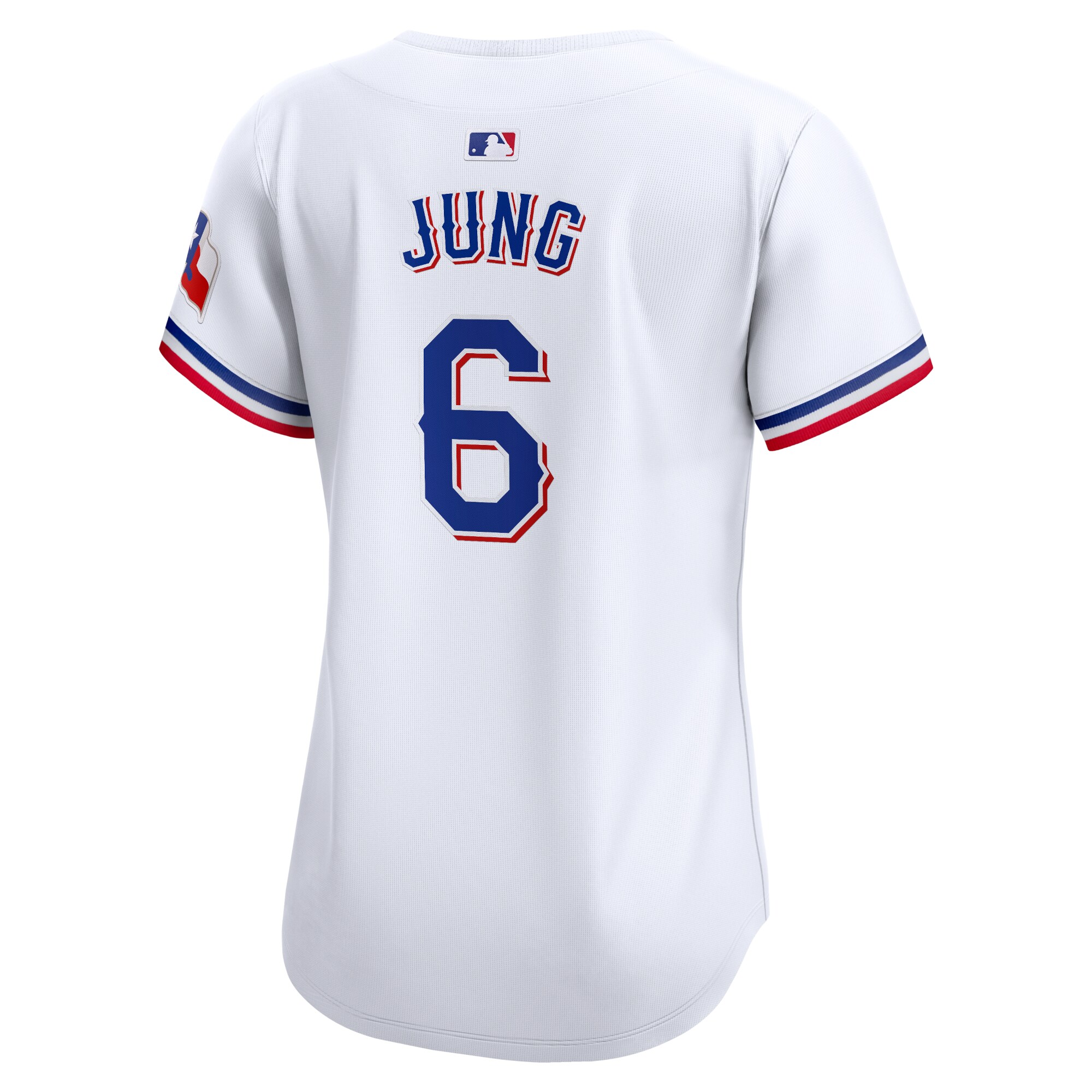Texas Rangers Josh Jung White Home Limited Player MLB Jersey Women's