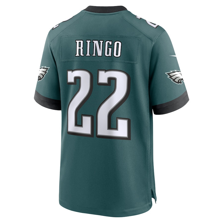 Kelee Ringo #22 Philadelphia Eagles Super Bowl LIX Midnight Green NFL Jersey Youth