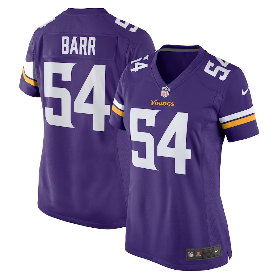 Anthony Barr 54 Minnesota Vikings Game Purple NFL Jersey Women's