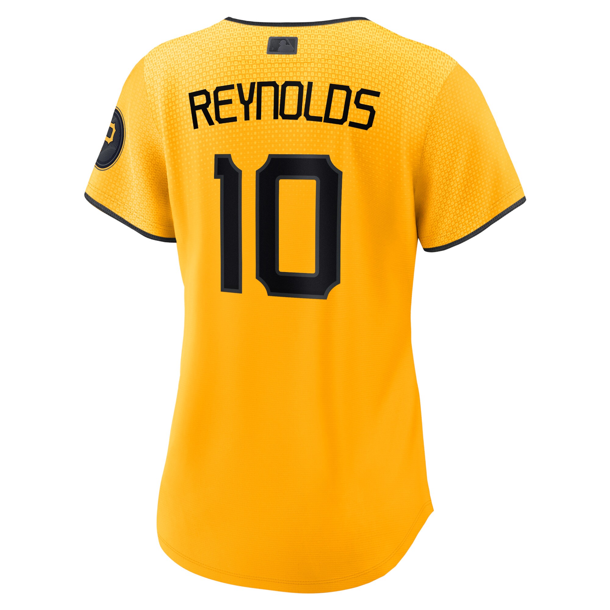 Pittsburgh Pirates Bryan Reynolds Gold City Connect Player MLB Jersey Women's