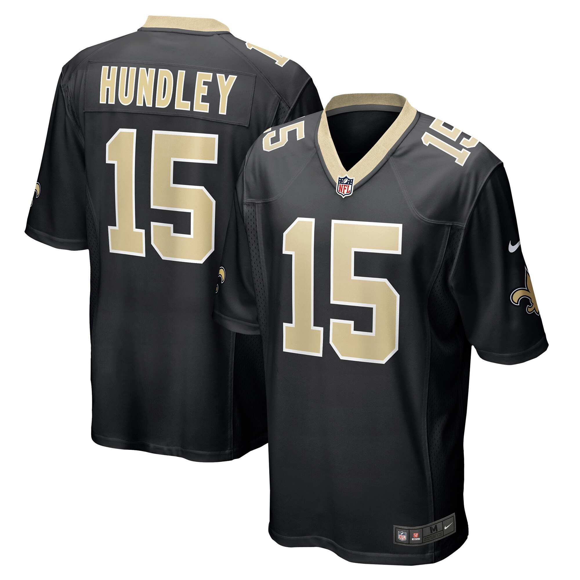 Brett Hundley New Orleans Saints Nike Game Player Jersey - Black