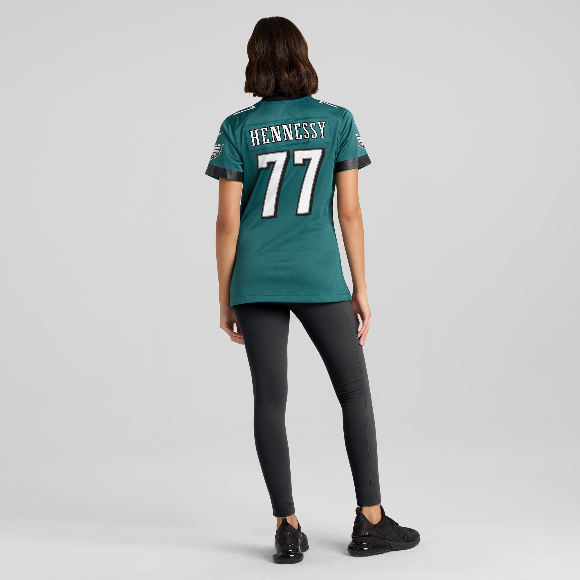Philadelphia Eagles Matt Hennessy Midnight Green Game NFL Jersey Women's