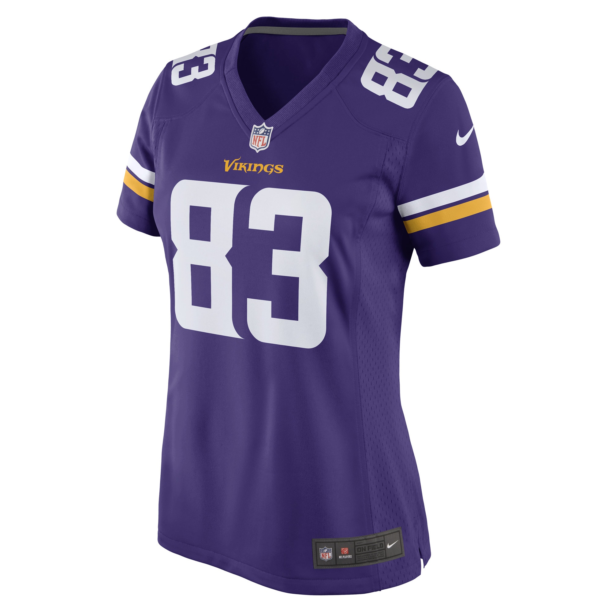 Minnesota Vikings Jalen Nailor Purple Game Player NFL Jersey Women's