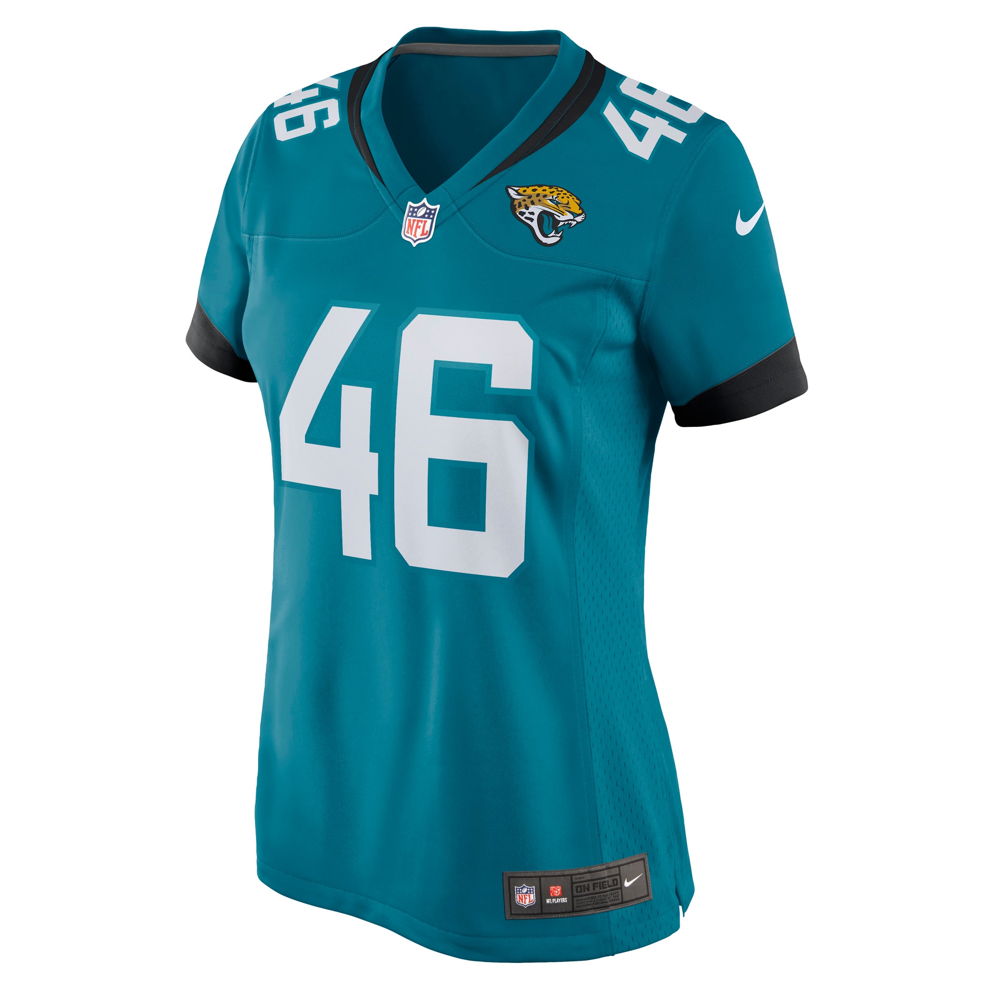 Jacksonville Jaguars Ross Matiscik Teal Game NFL Jersey Women's
