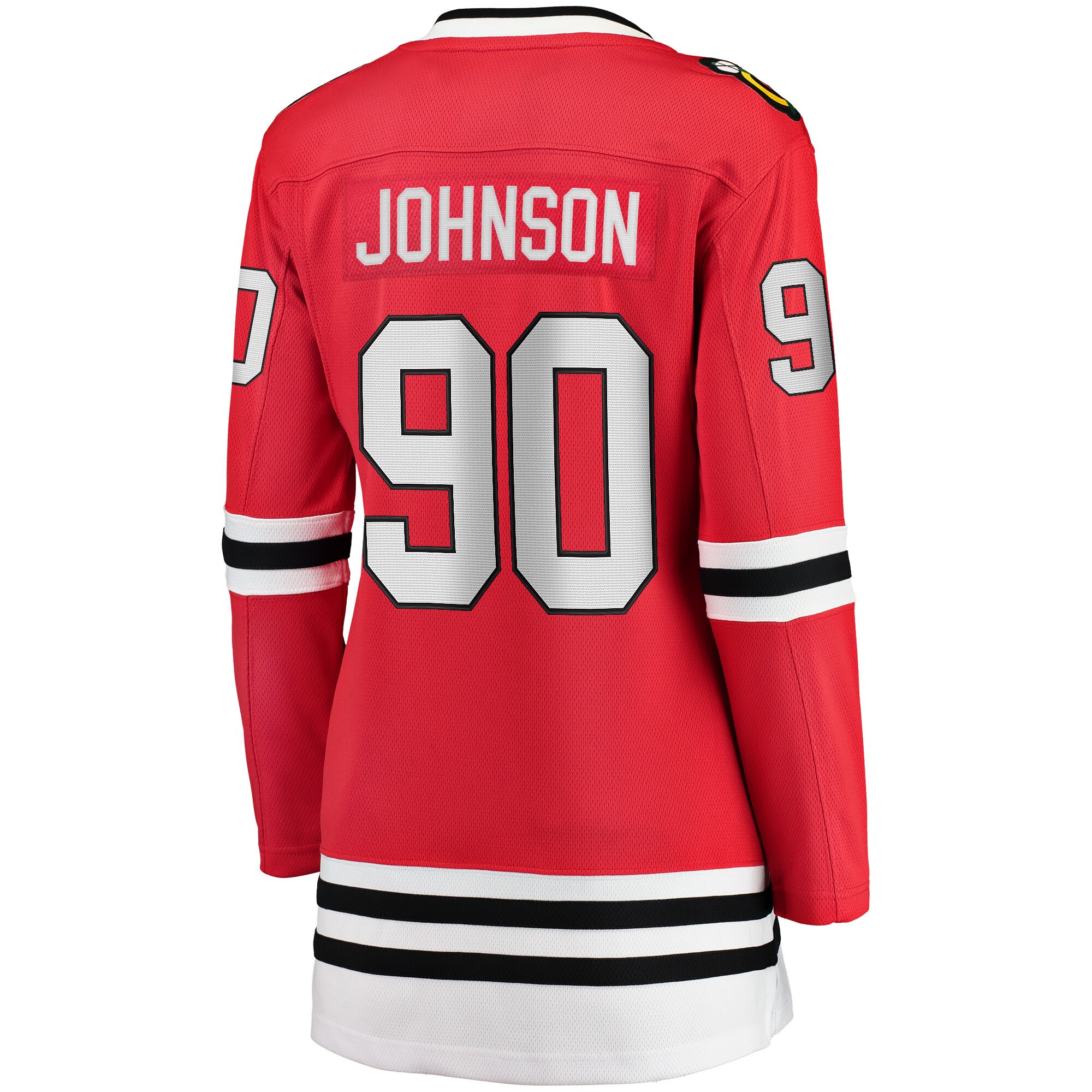 Chicago Blackhawks Tyler Johnson Red Breakaway Player NHL Jersey Women's