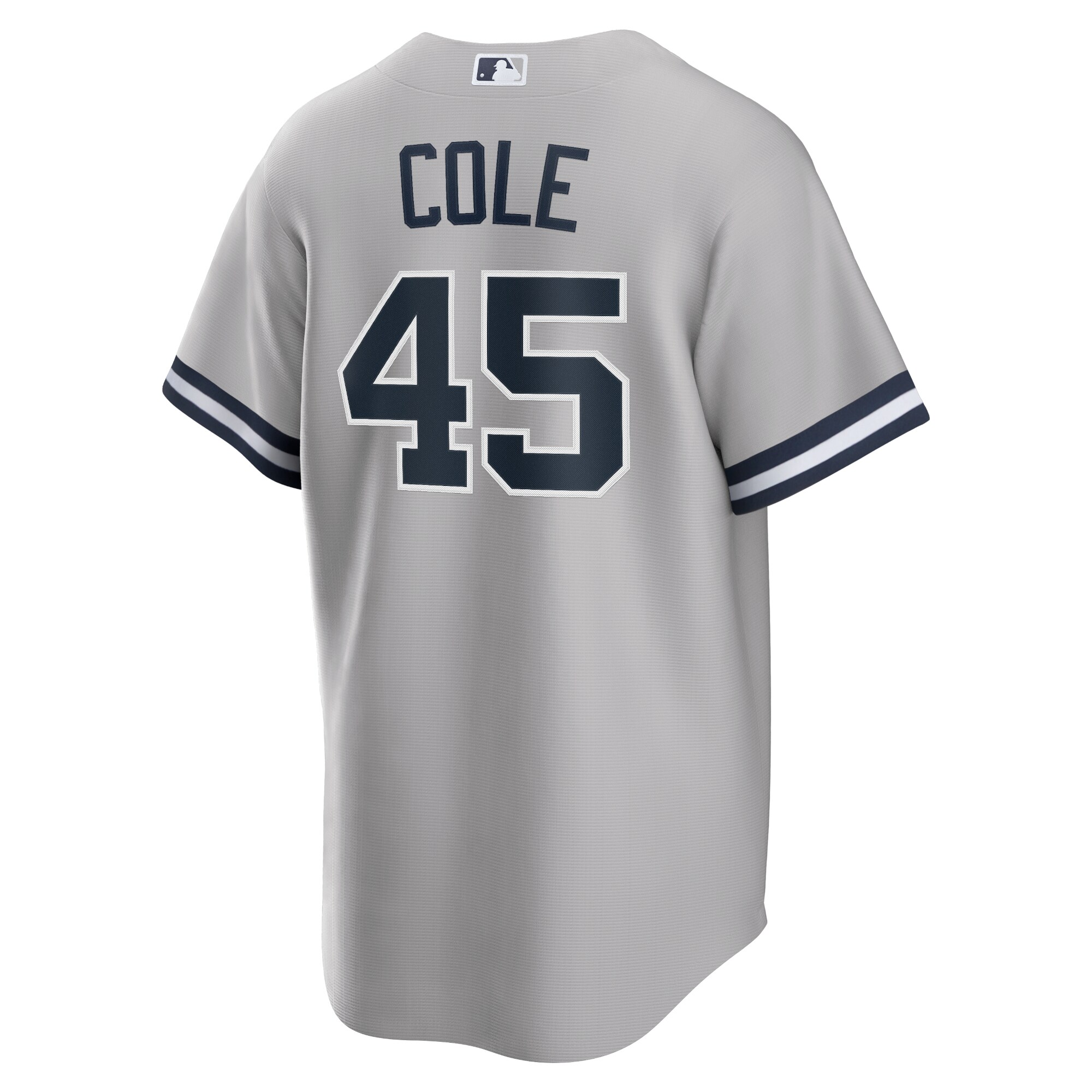 New York Yankees Gerrit Cole Gray Road Player Name MLB Jersey Men's