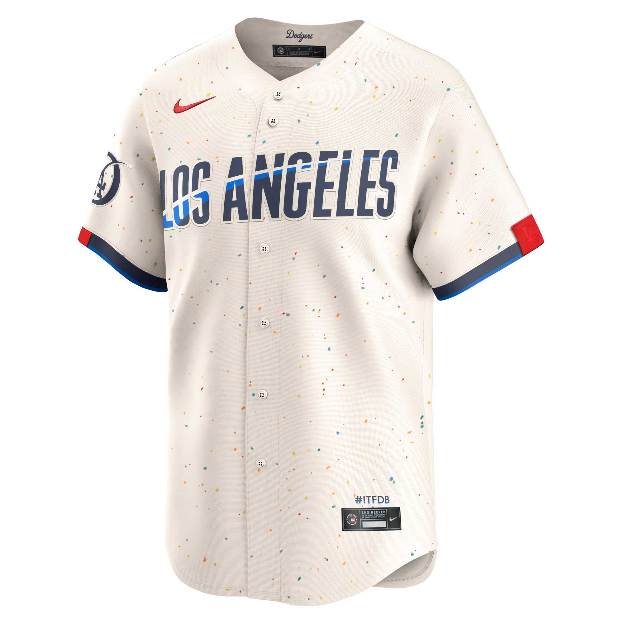 Los Angeles Dodgers Cream 2024 City Connect Limited MLB Jersey Men's
