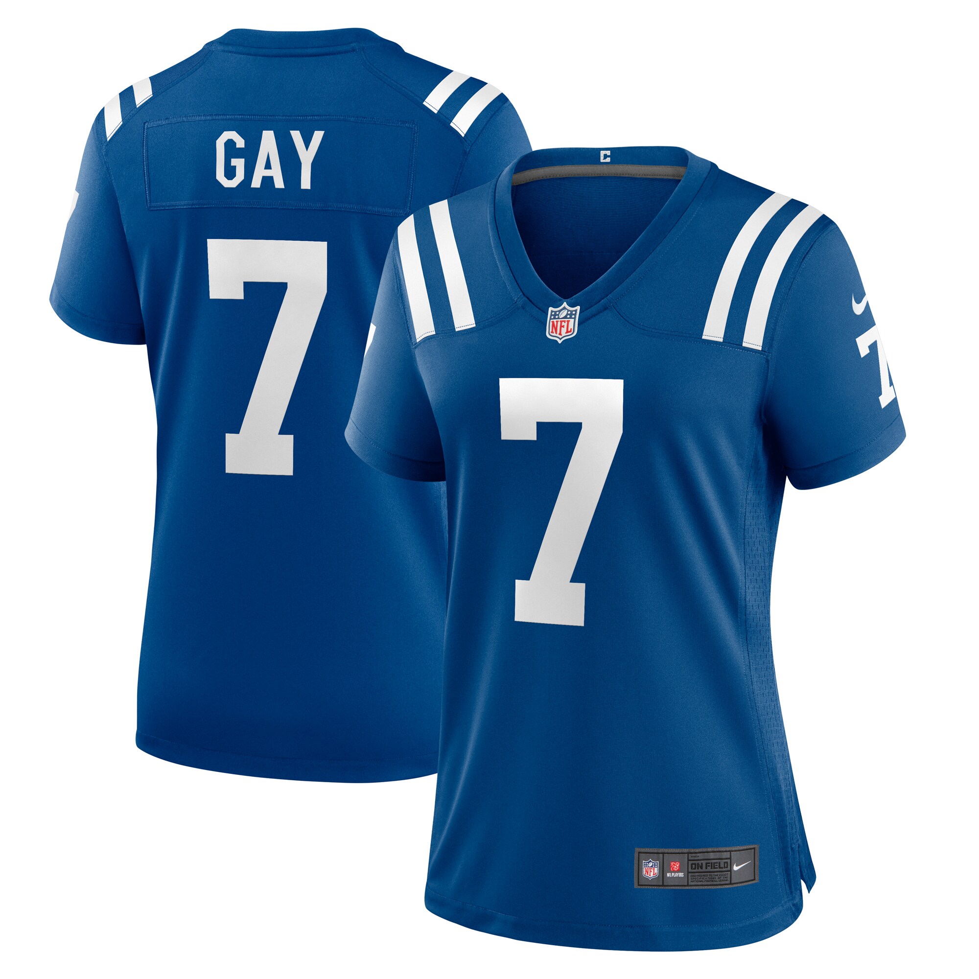 Indianapolis Colts Matt Gay Royal Team Game NFL Jersey Women's