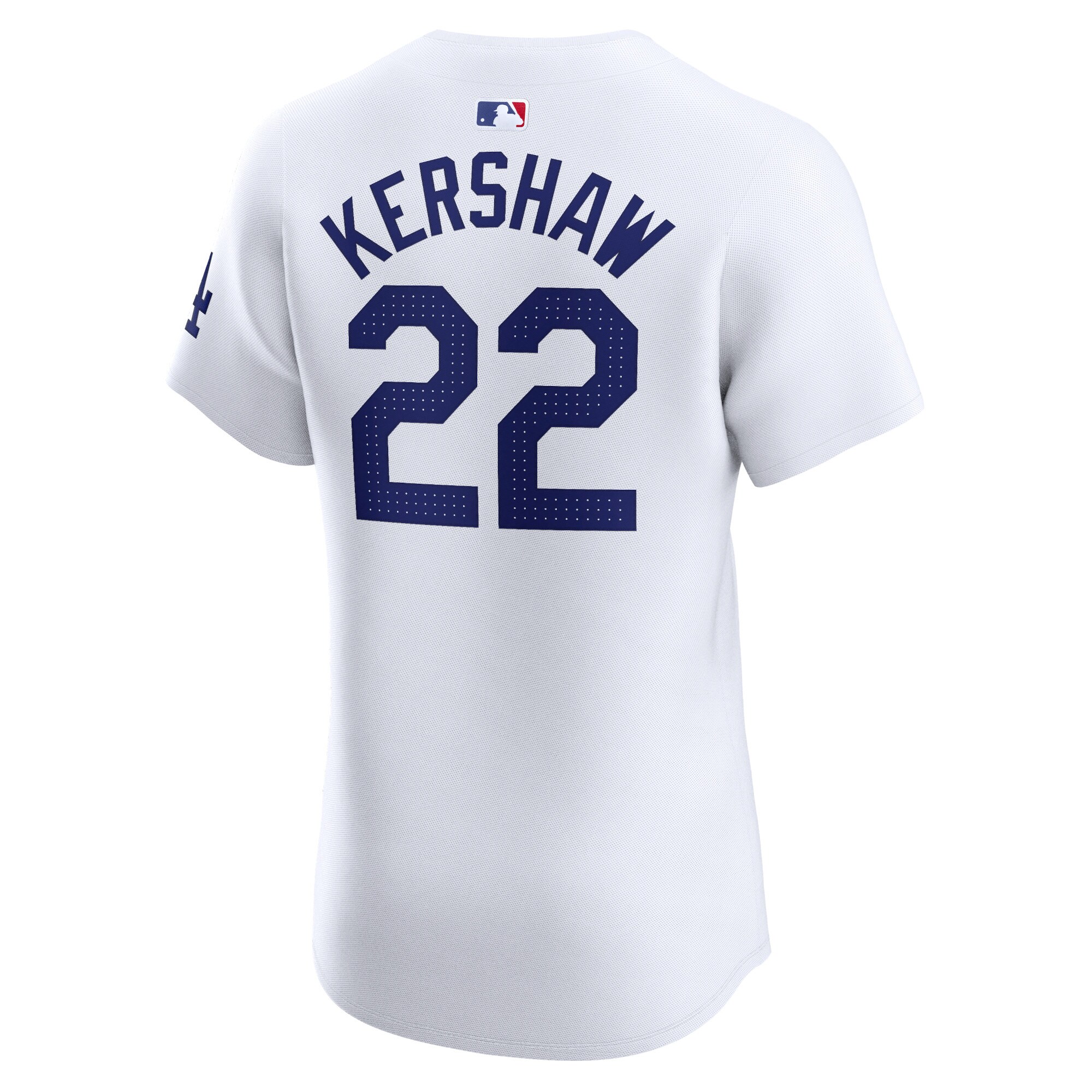 Los Angeles Dodgers Clayton Kershaw White Home Elite Player MLB Jersey Men's