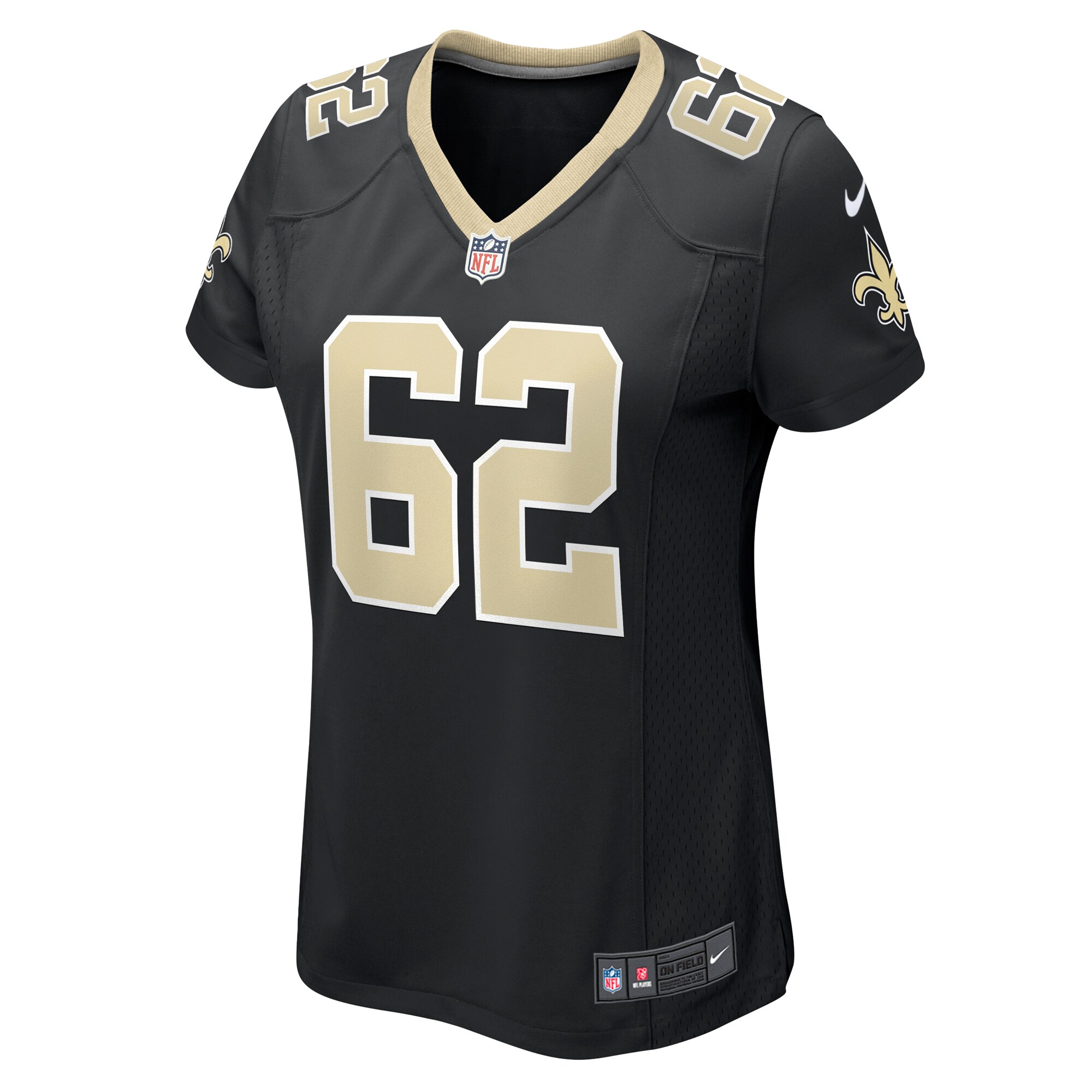 New Orleans Saints Lucas Patrick Black Game NFL Jersey Women's