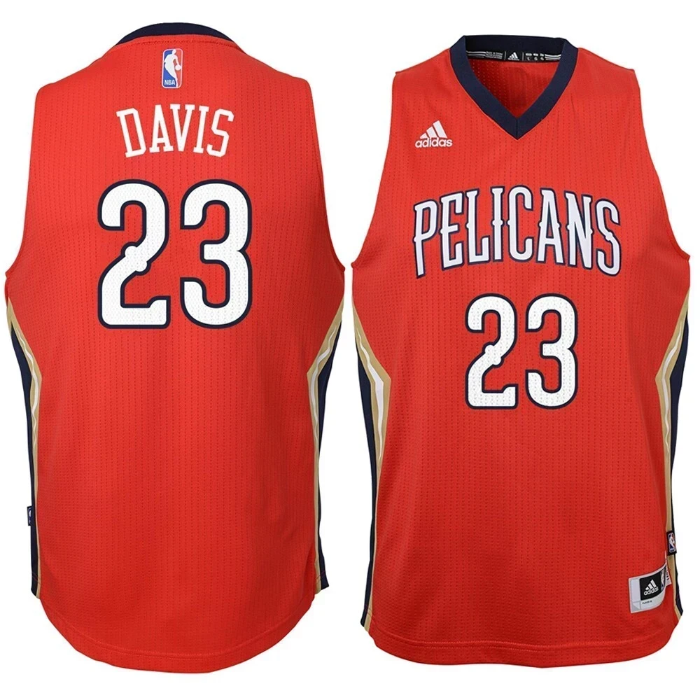 Anthony Davis New Orleans Pelicans 2014-15 New Swingman Alternate Red NBA Jersey Youth