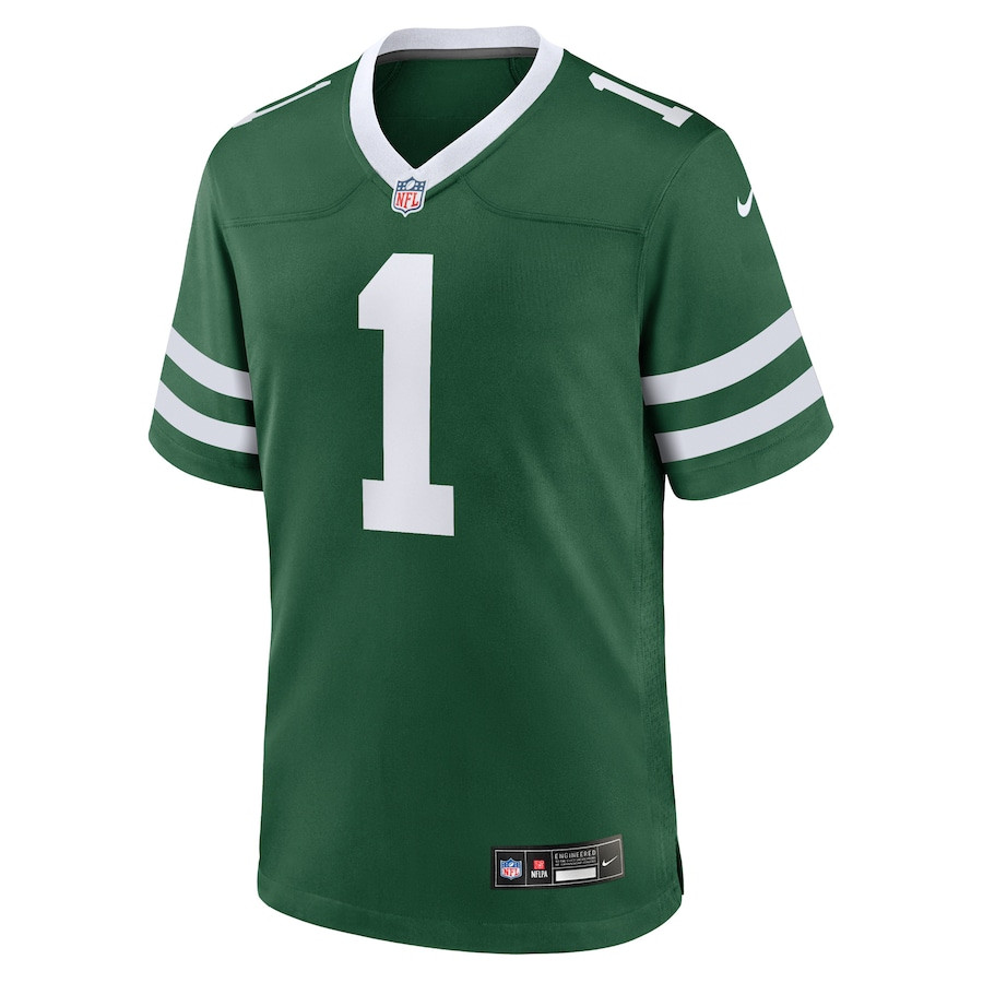 Ahmad Sauce Gardner 1 New York Jets Game Legacy Green NFL Jersey Men's