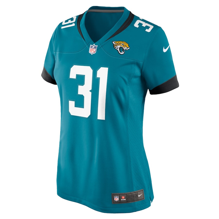 Keilan Robinson 31 Jacksonville Jaguars Game Teal NFL Jersey Women's