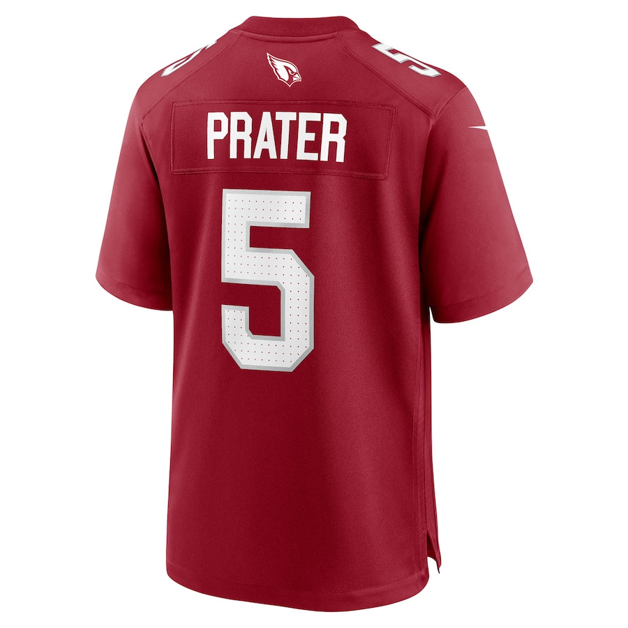 Matt Prater 5 Arizona Cardinals Team Game Cardinal NFL Jersey Men's