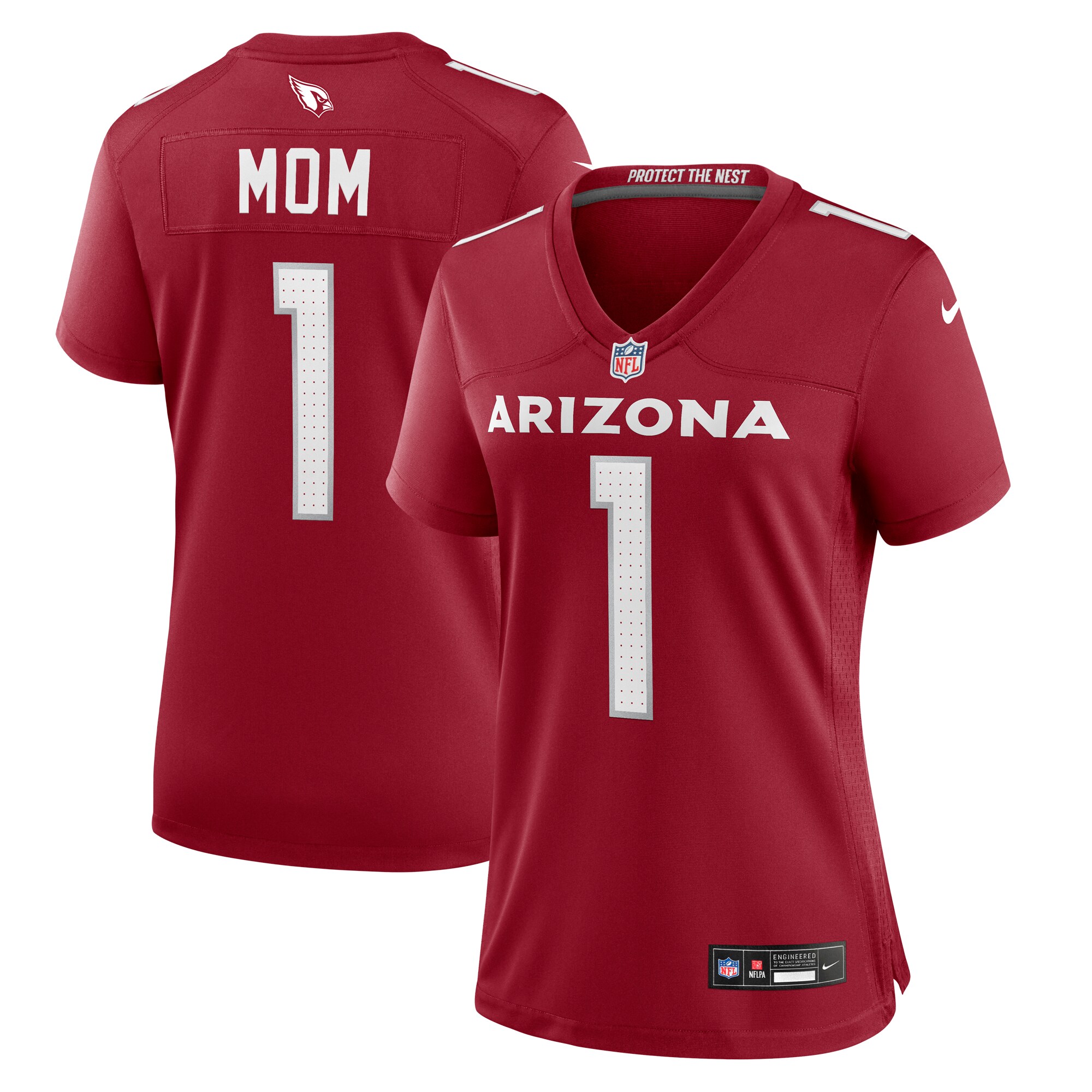 Arizona Cardinals Number 1 Mom Cardinal Game NFL Jersey Women's