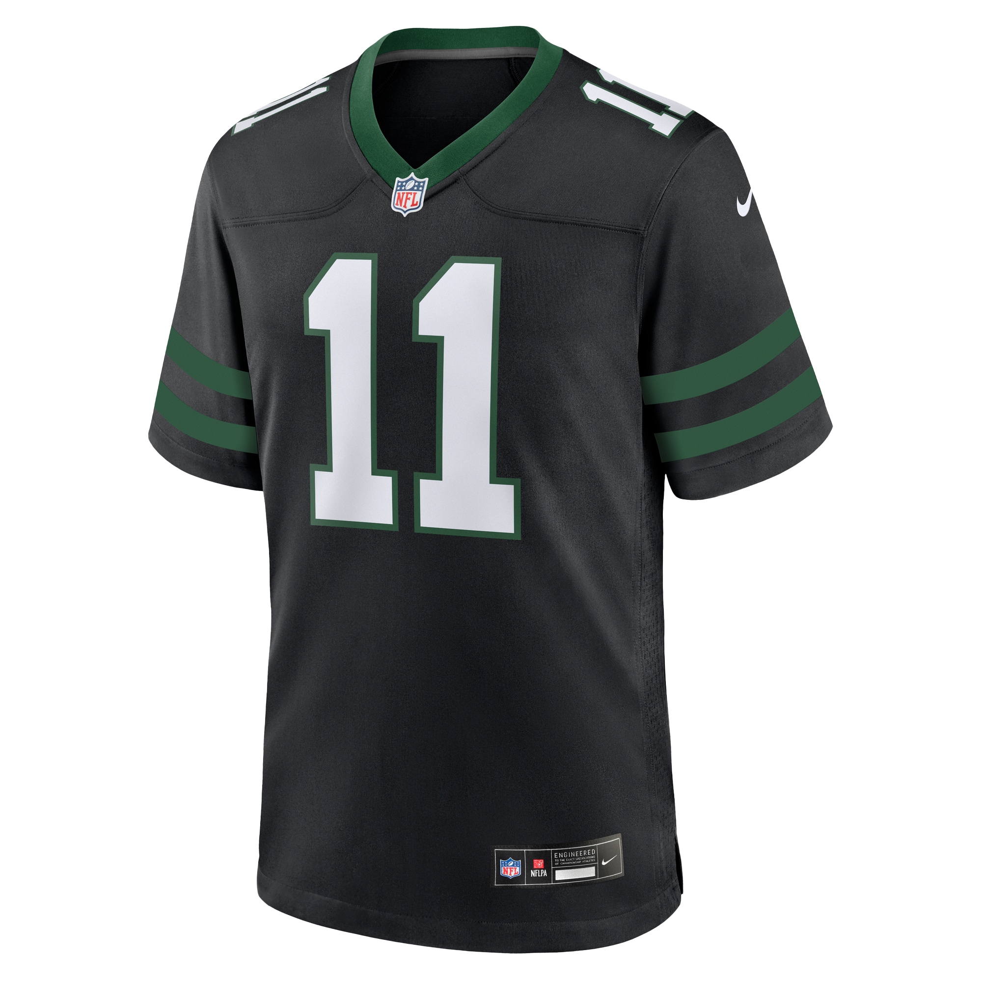 New York Jets Jermaine Johnson II Legacy Black Alternate Game NFL Jersey Men's