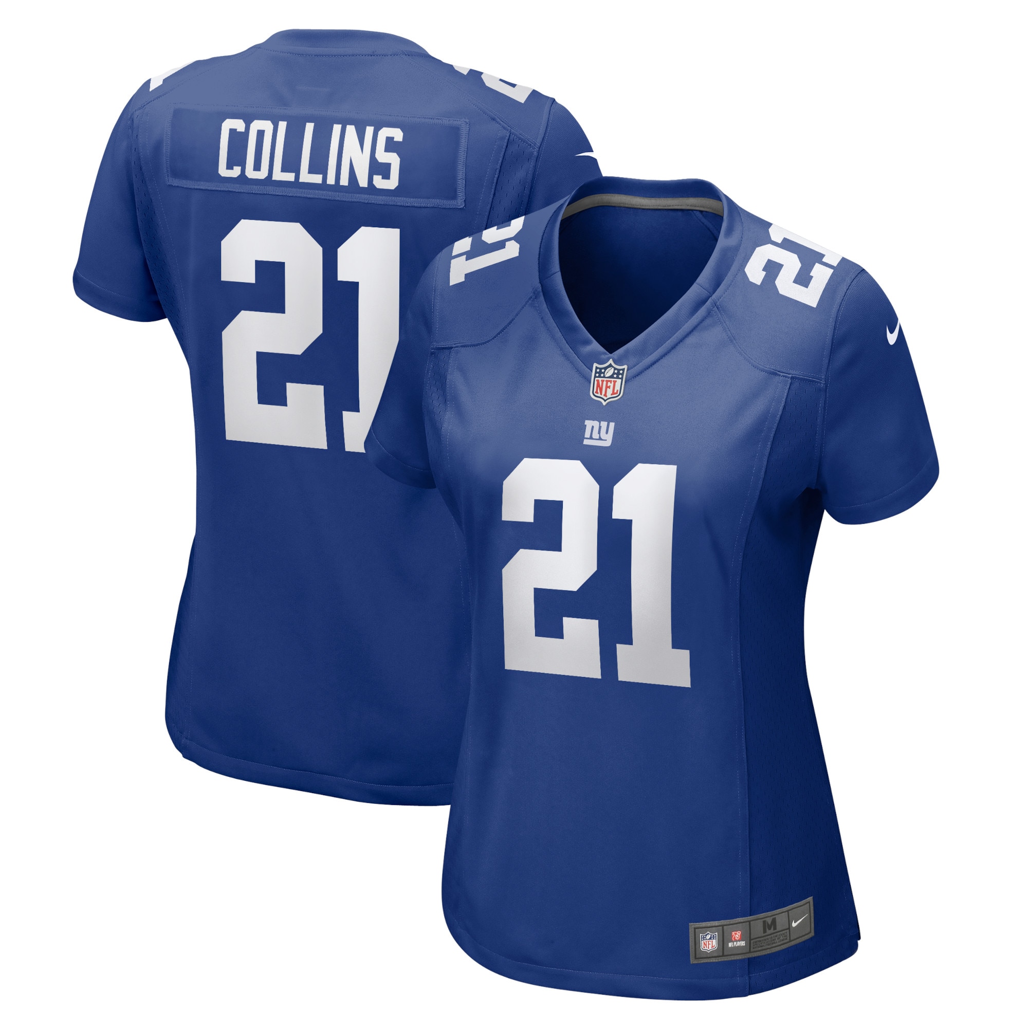 New York Giants Landon Collins Royal Home Game Player NFL Jersey Women's