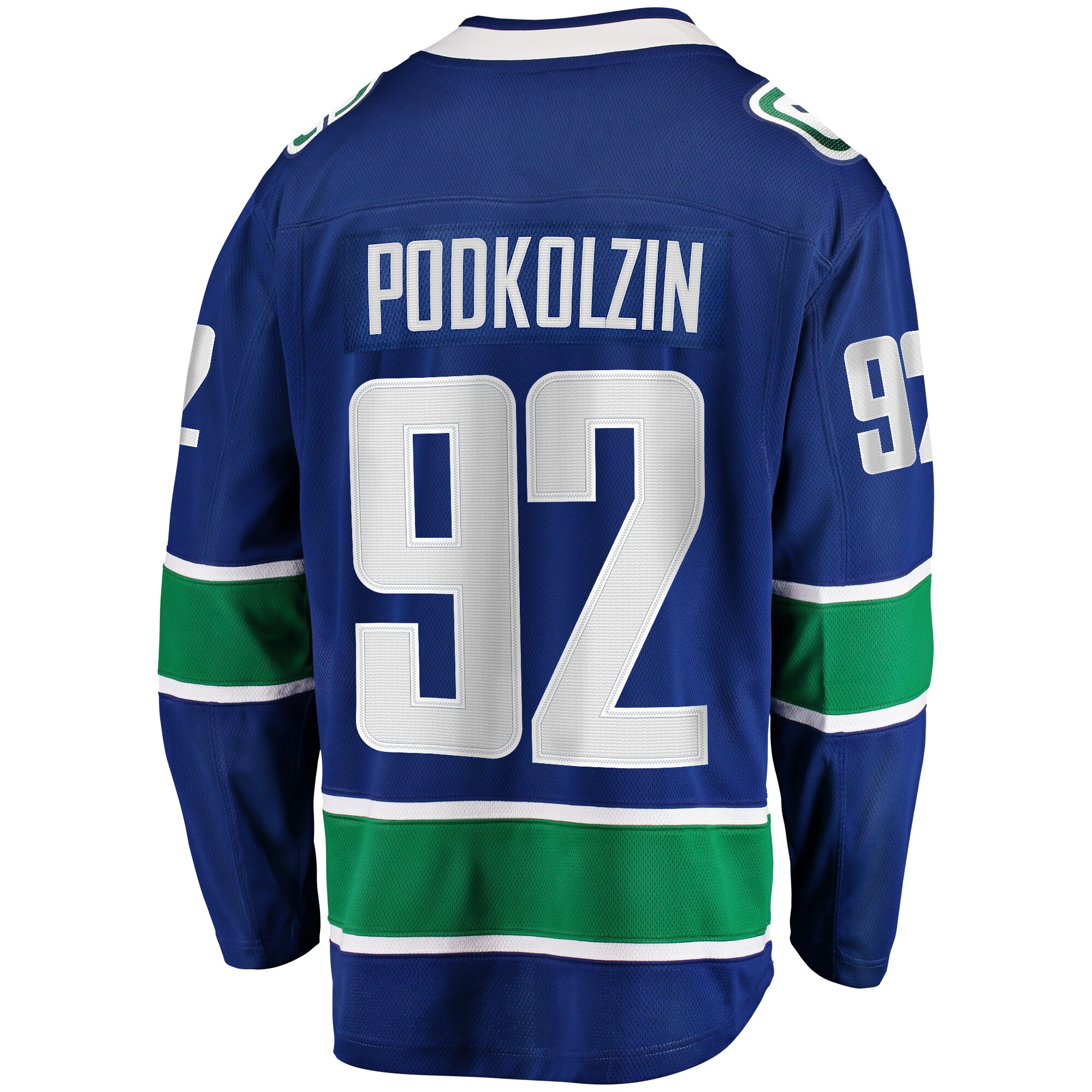 Vancouver Canucks Vasily Podkolzin Blue Home Premier Breakaway Player NHL Jersey Men's