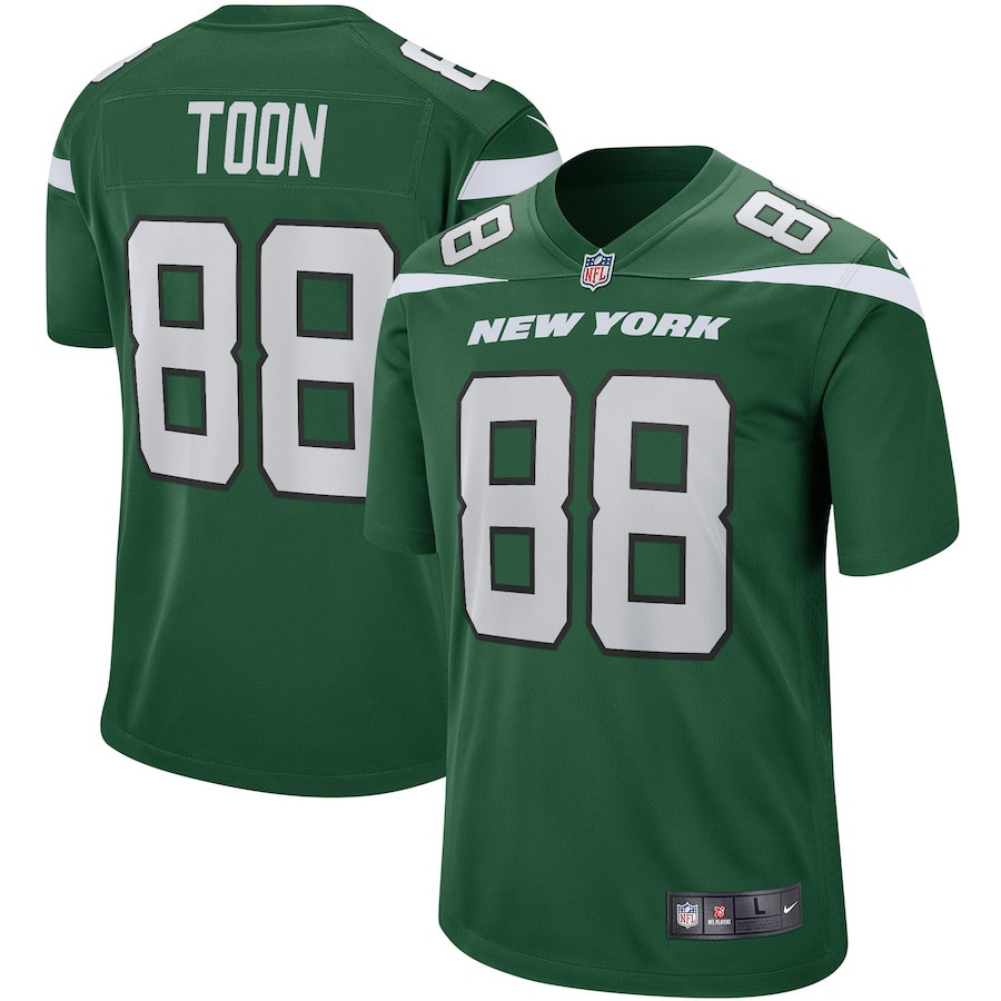 Al Toon 88 New York Jets Game Retired Player Green NFL Jersey Men's