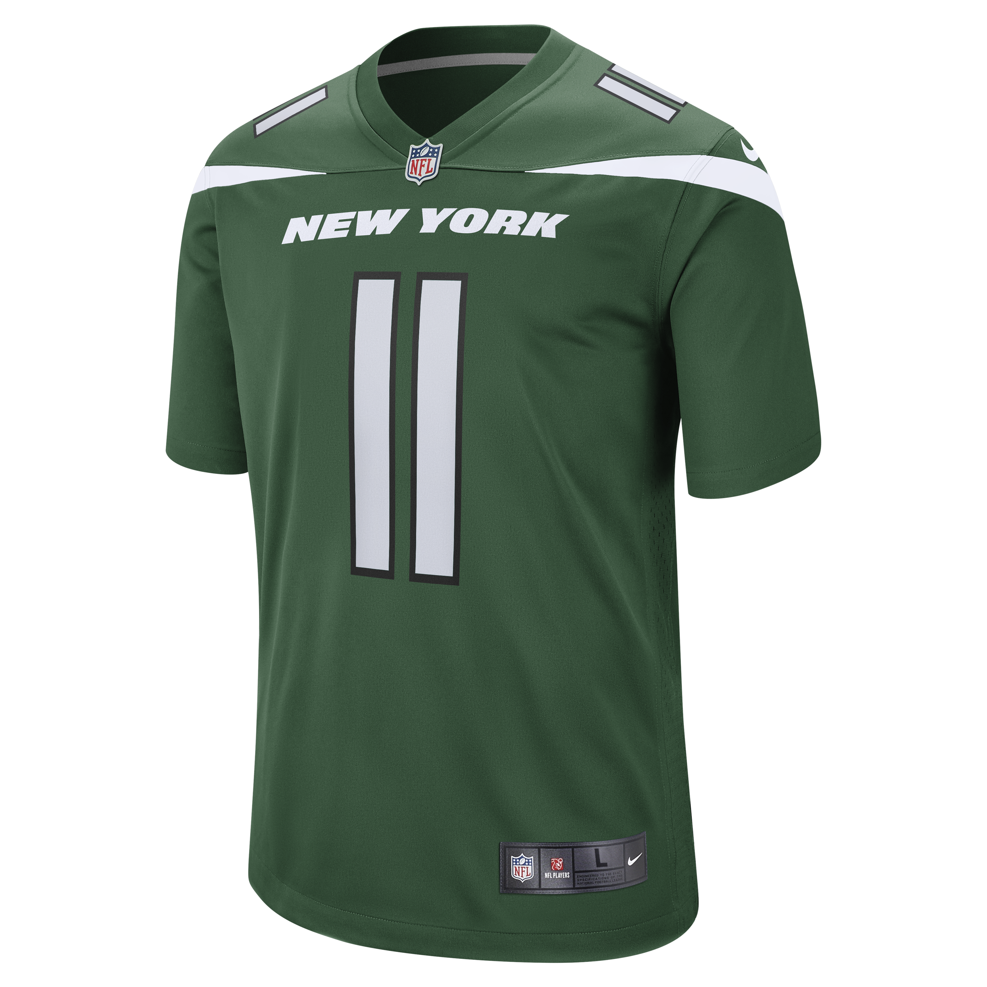 New York Jets Jermaine Johnson II Gotham Green Game NFL Jersey Men's