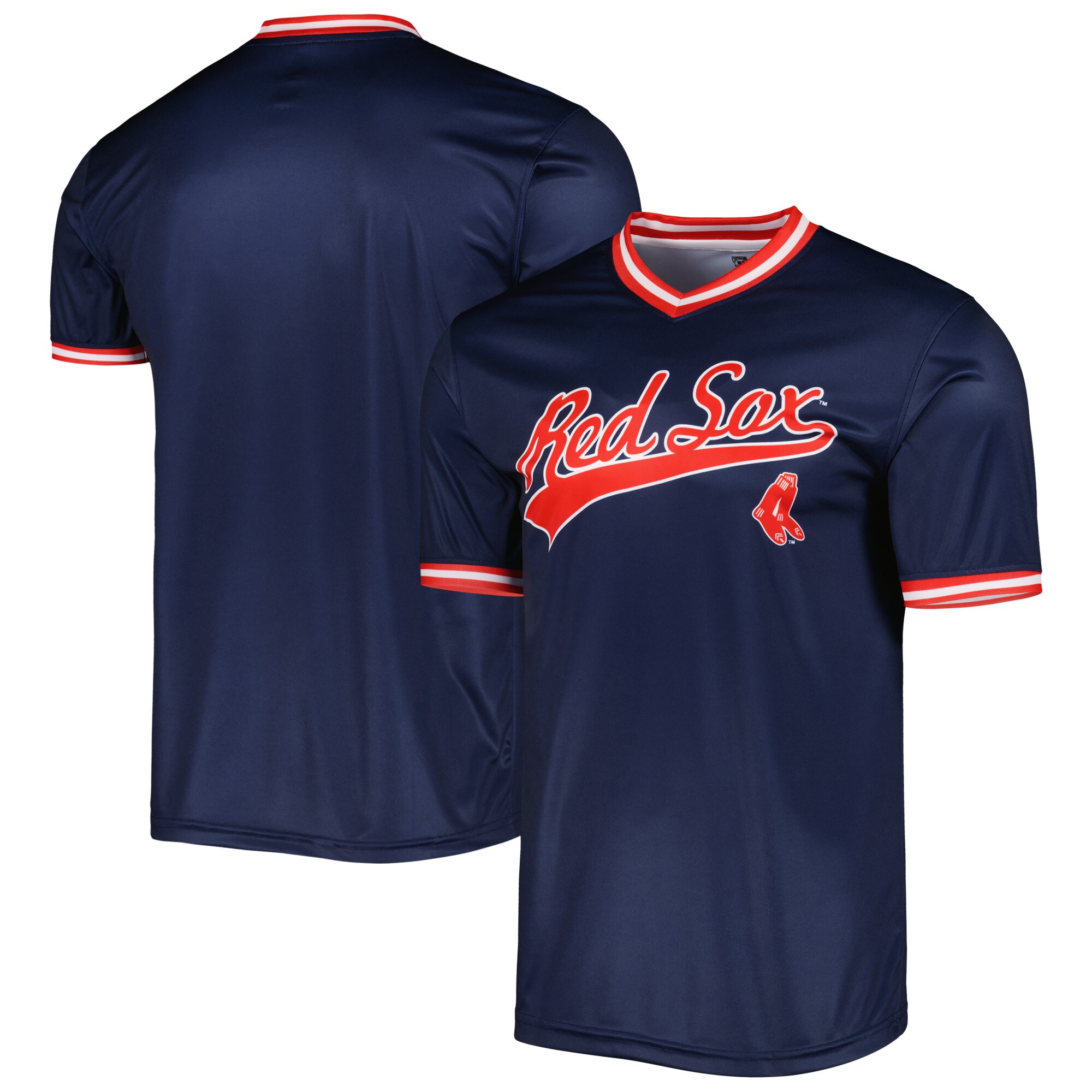 Boston Red Sox Stitches Navy Cooperstown Collection Team MLB Jersey Men's