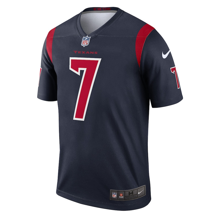 C.J. Stroud 7 Houston Texans Legend Navy NFL Jersey Men's