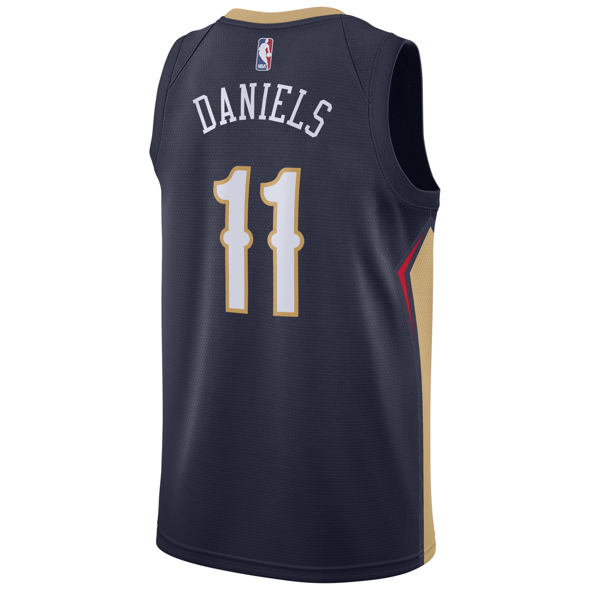 New Orleans Pelicans Icon Edition Swingman Navy Dyson Daniel NBA Jersey Youth