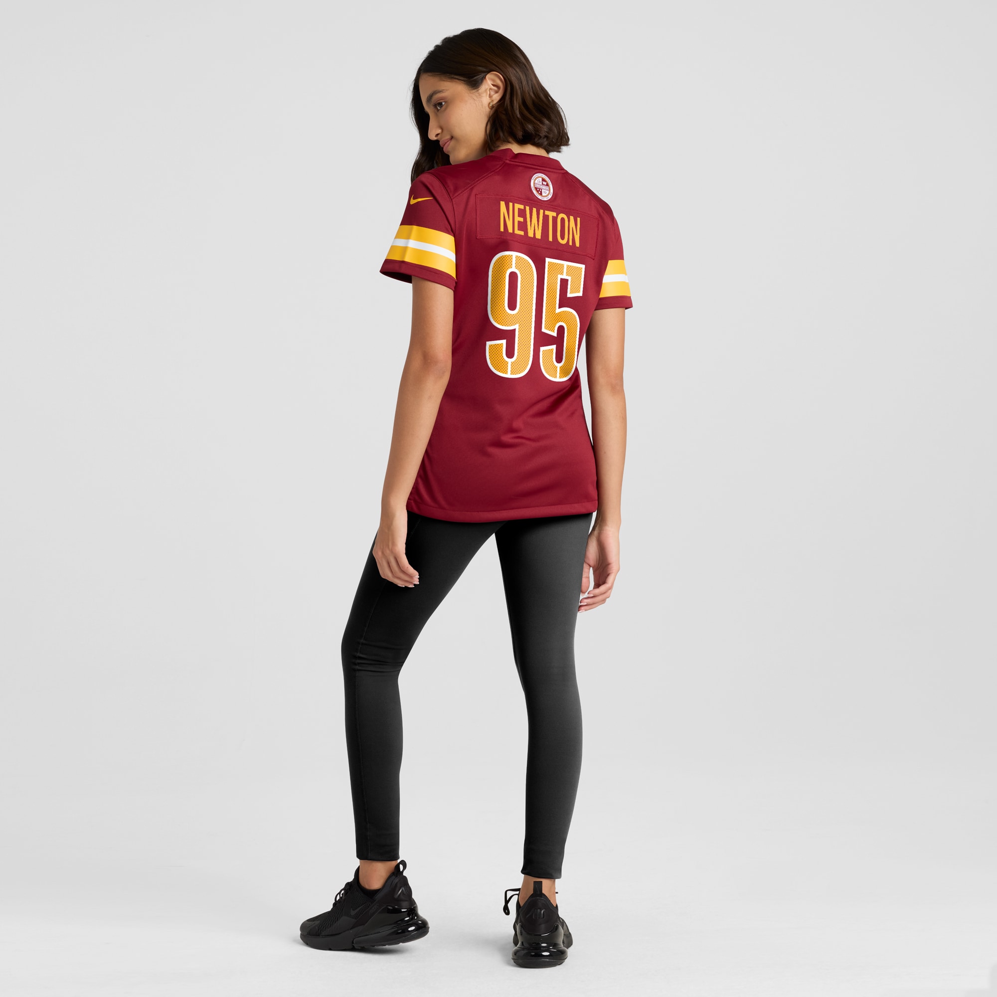 Washington Commanders Jer'Zhan Newton Burgundy Game NFL Jersey Women's