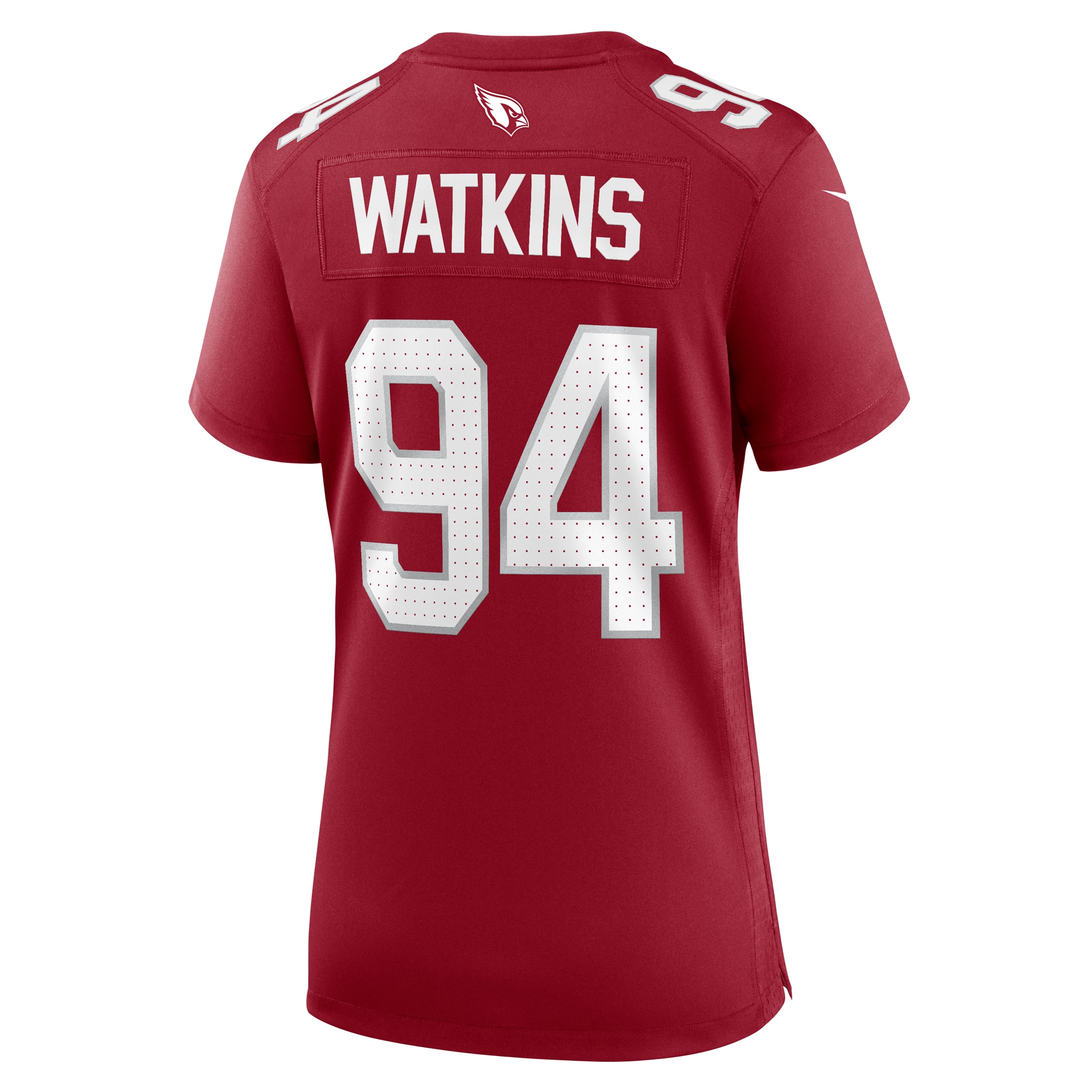 Arizona Cardinals Carlos Watkins Cardinal Game Player NFL Jersey Women's