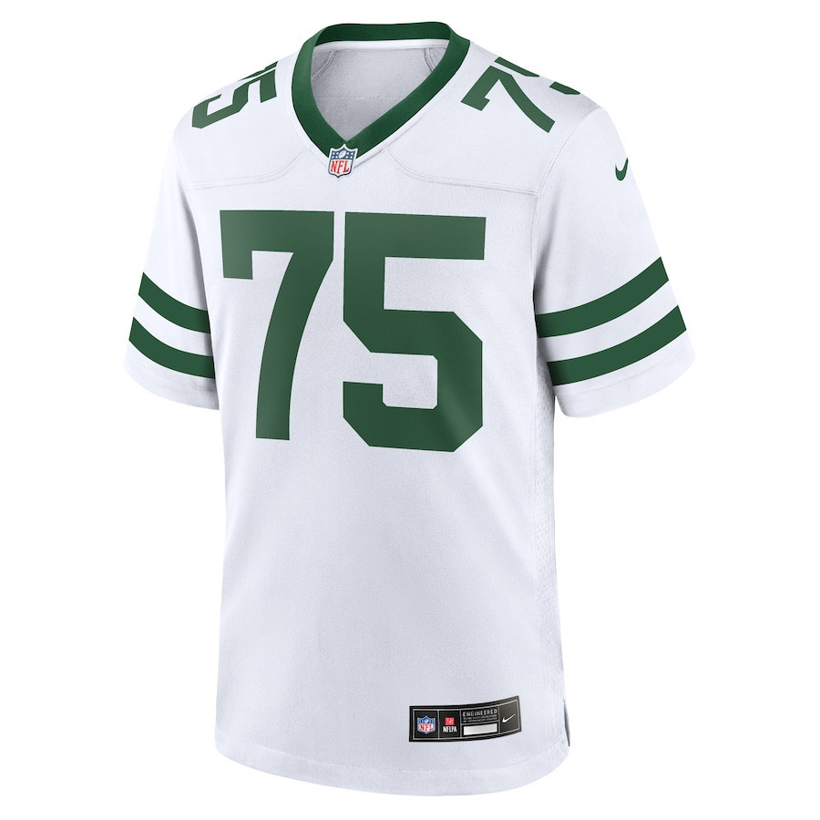 Alijah Vera-Tucker 75 New York Jets Game Legacy White NFL Jersey Men's