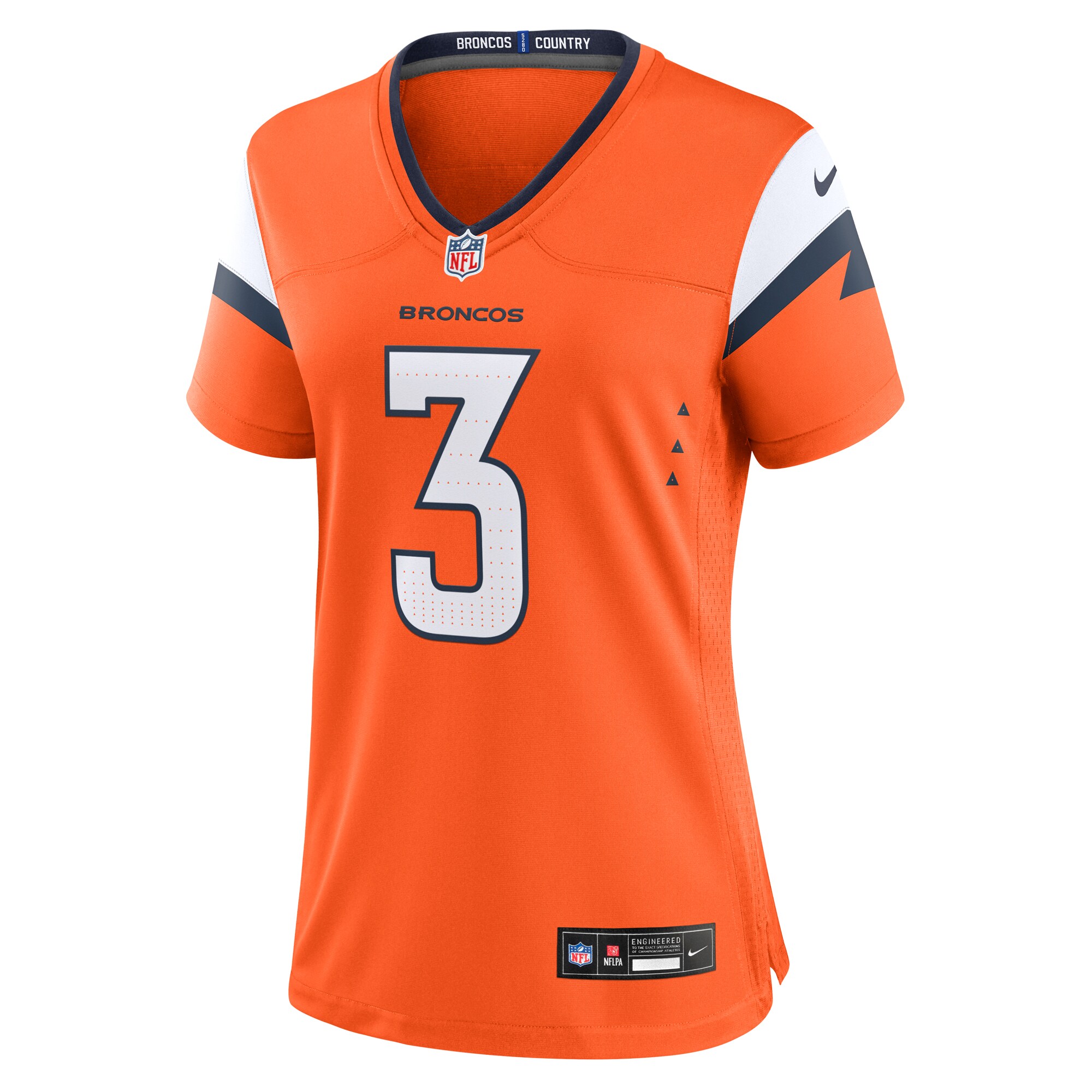 Denver Broncos Wil Lutz Orange Team Game NFL Jersey Women's