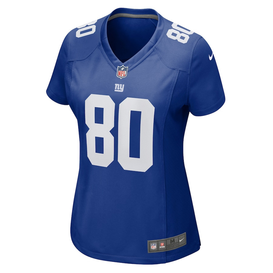 Gunner Olszewski 80 New York Giants Game Royal NFL Jersey Women's