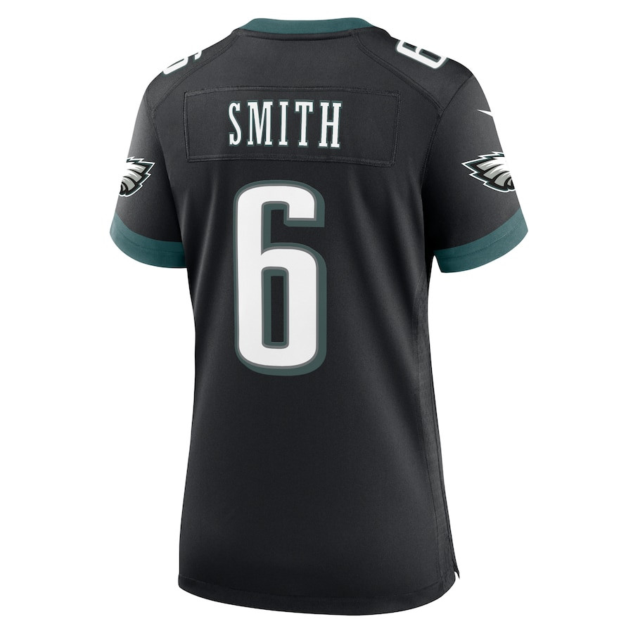DeVonta Smith 6 Philadelphia Eagles Alternate Game Black NFL Jersey Women's