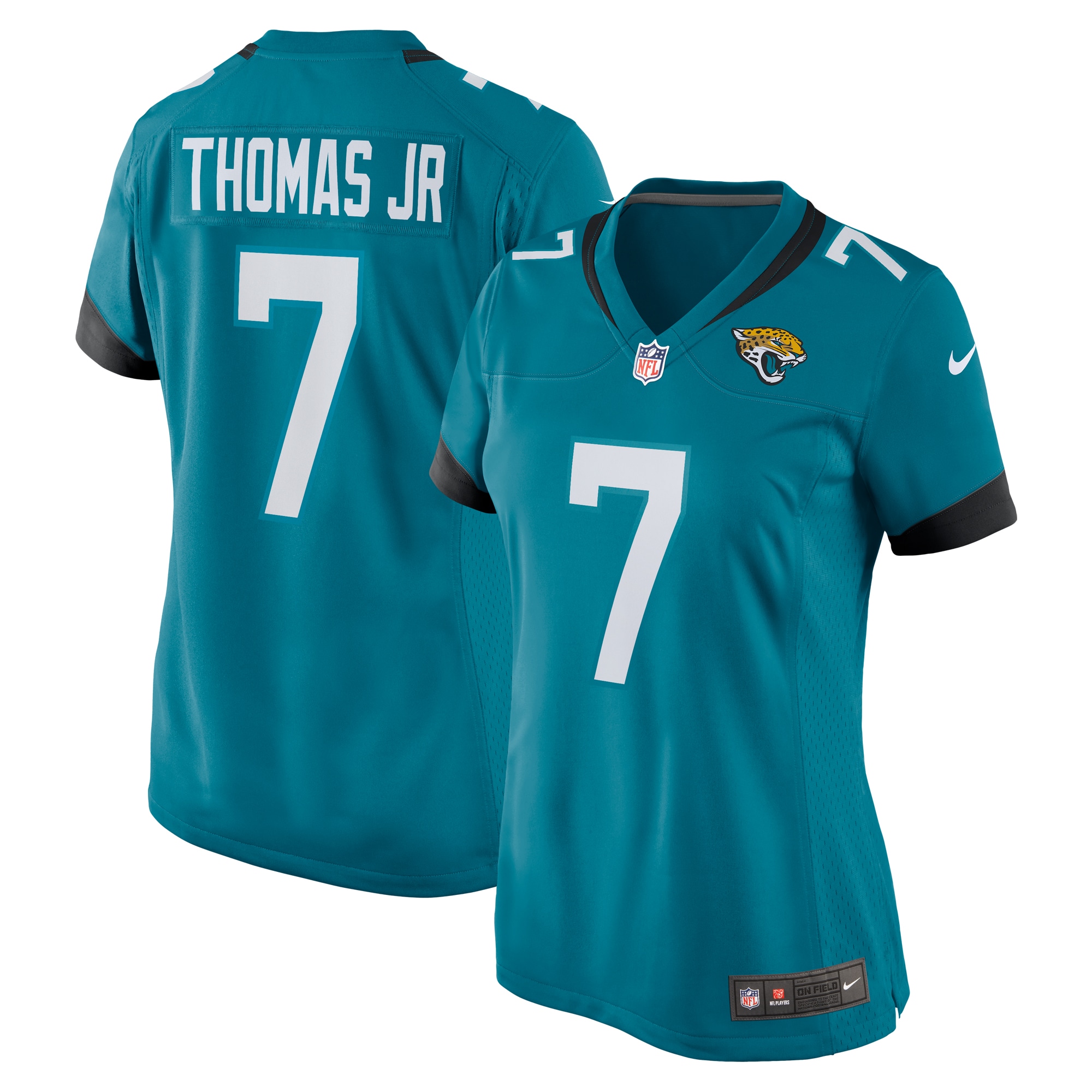 Jacksonville Jaguars Brian Thomas Jr. Teal Game NFL Jersey Women's
