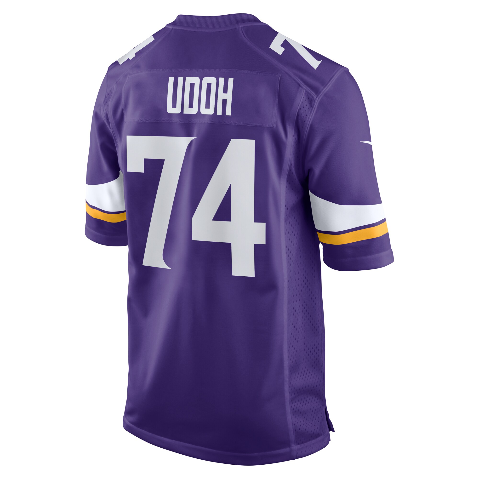 Minnesota Vikings Oli Udoh Purple Game NFL Jersey Men's